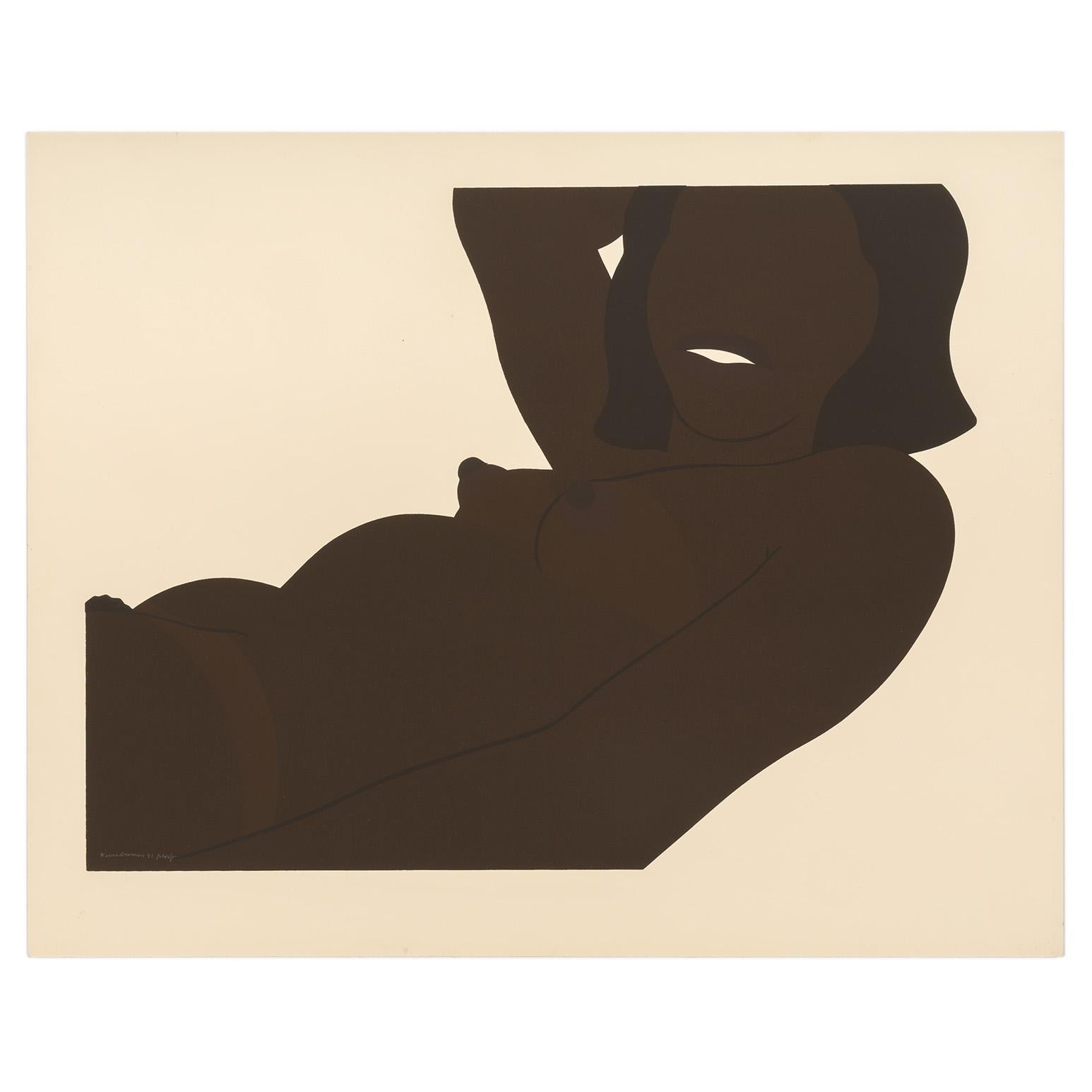 Tom Wesselmann Nude Print - Great American Brown Nude: Cut-Out