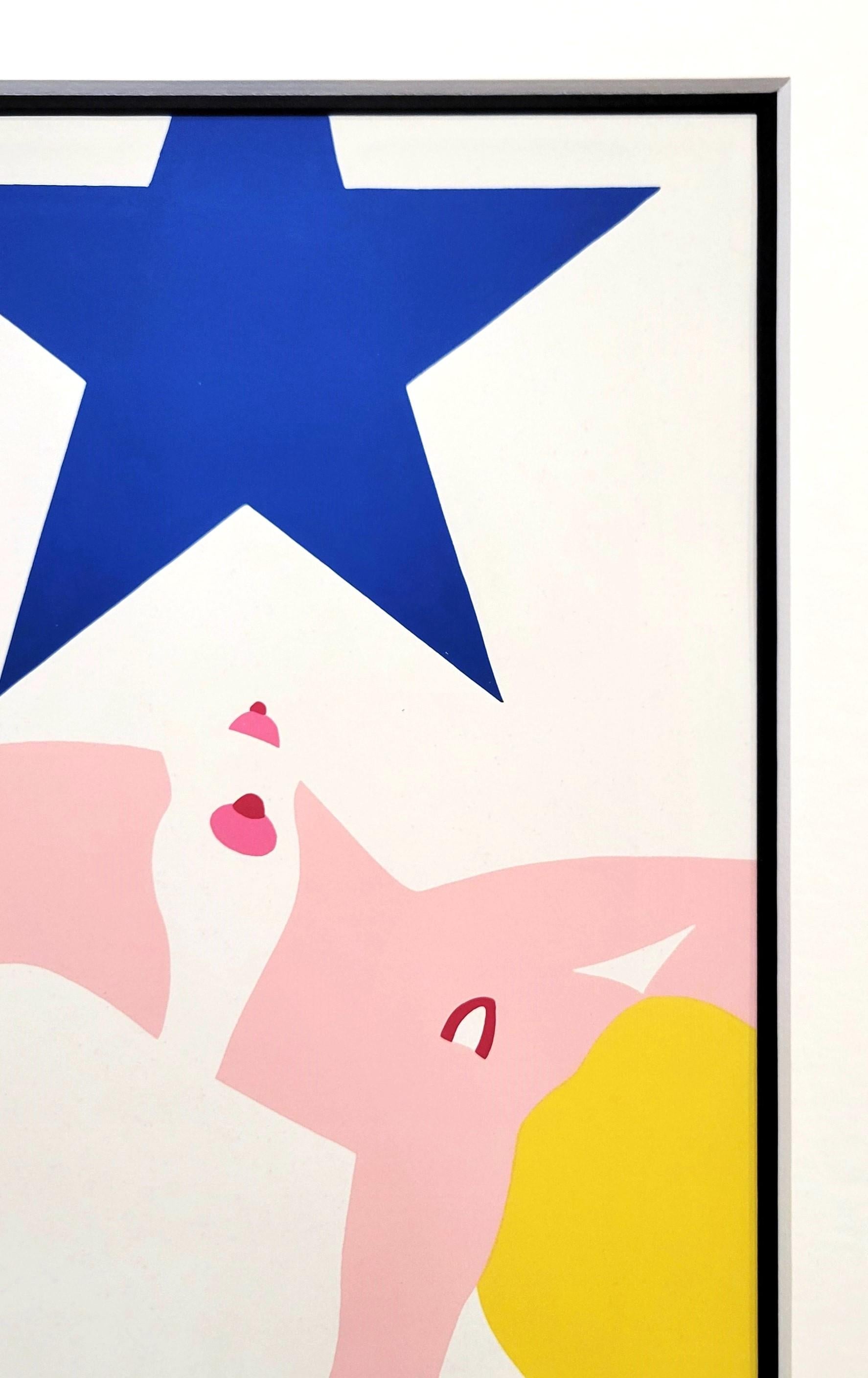 Great American Nude /// Tom Wesselmann Figurative Nude Pop Art Screenprint Lady 9