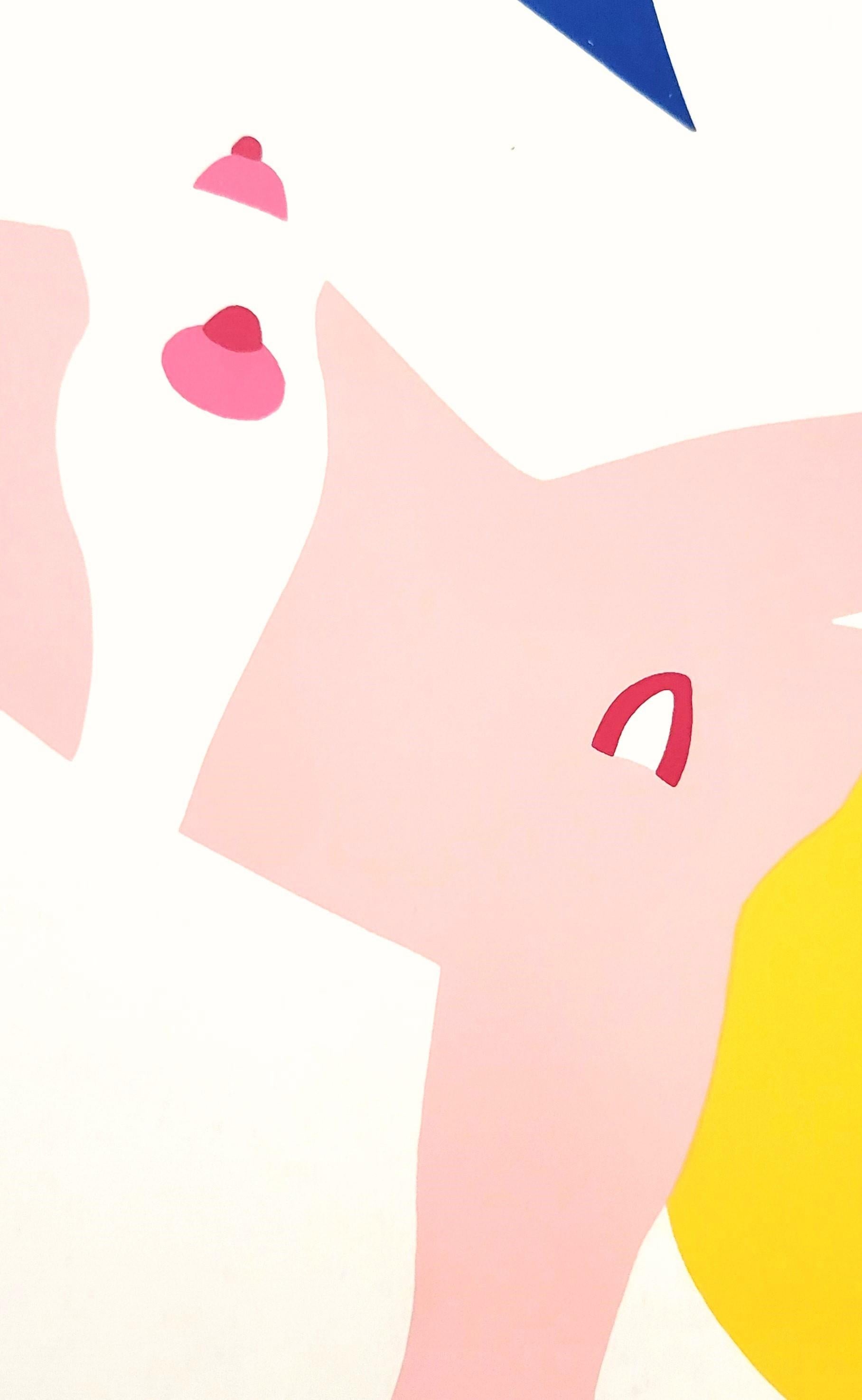 Great American Nude /// Tom Wesselmann Figurative Nude Pop Art Screenprint Lady 13