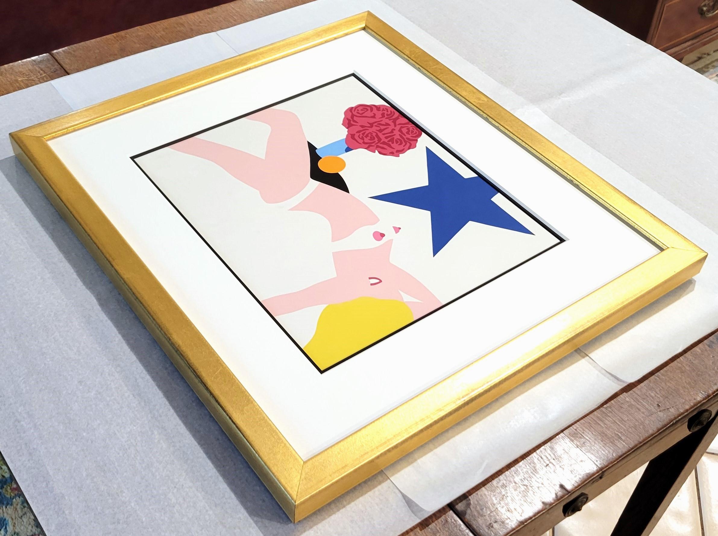 Great American Nude /// Tom Wesselmann Figurative Nude Pop Art Screenprint Lady 16