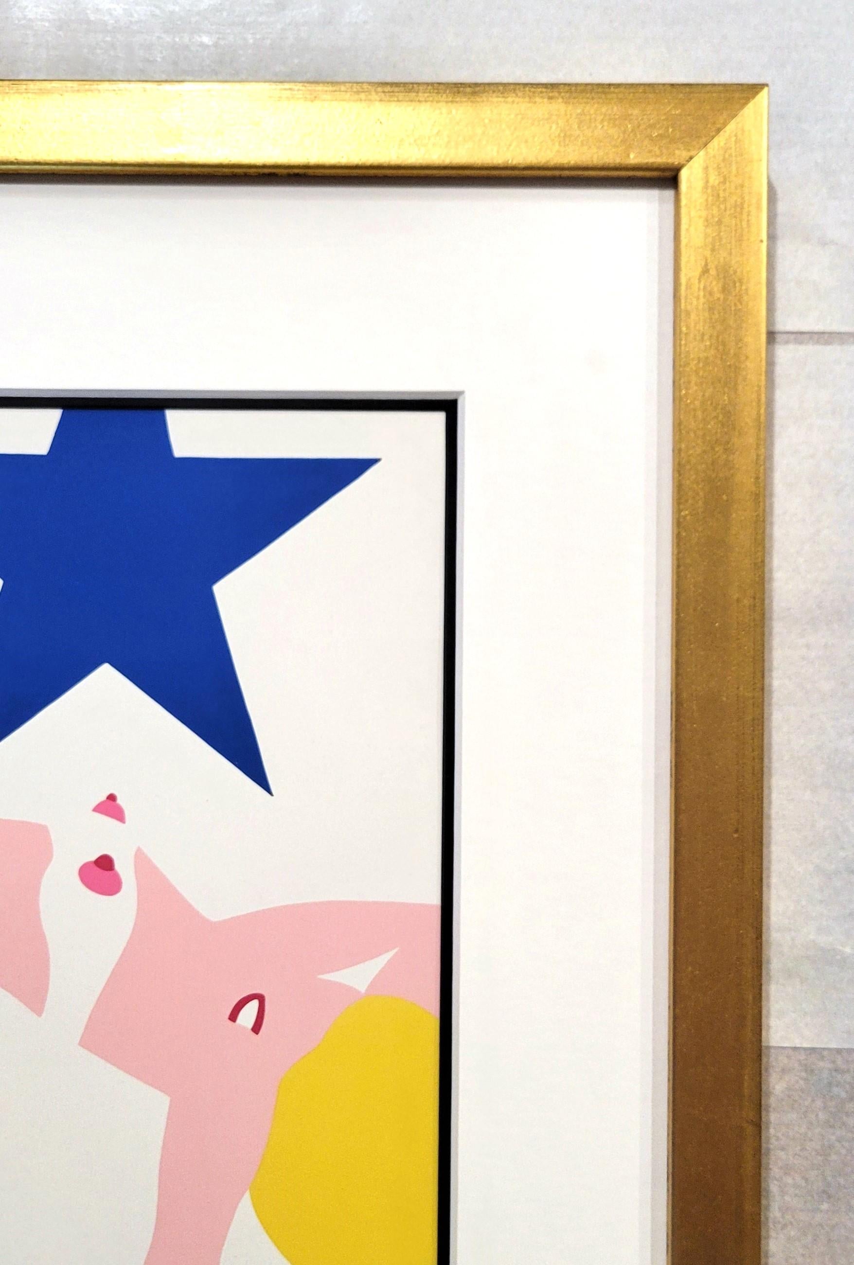 Great American Nude /// Tom Wesselmann Figurative Nude Pop Art Screenprint Lady 4