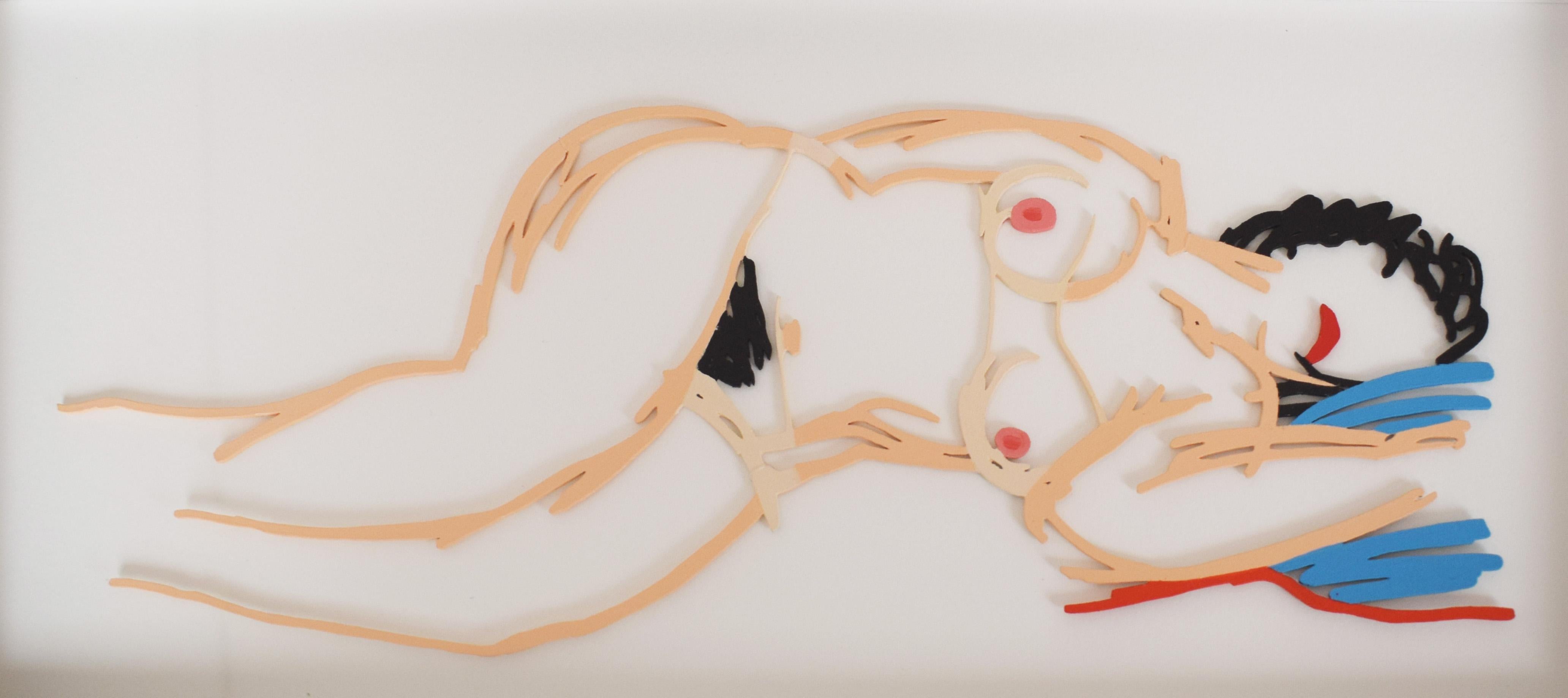 Tom Wesselmann Portrait Print - Hedy Sleeping - American Pop Art Nude Reclining Figure