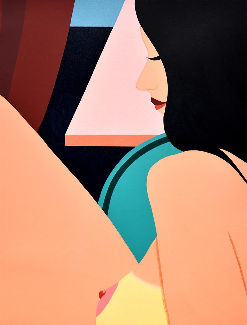 Created in 1981, this color screenprint on wove paper is hand signed by Tom Wesselmann (Cincinnati, 1931 – New York City, 2004) in pencil in the lower right margin and is numbered from the edition of 150 in pencil in the lower right margin.