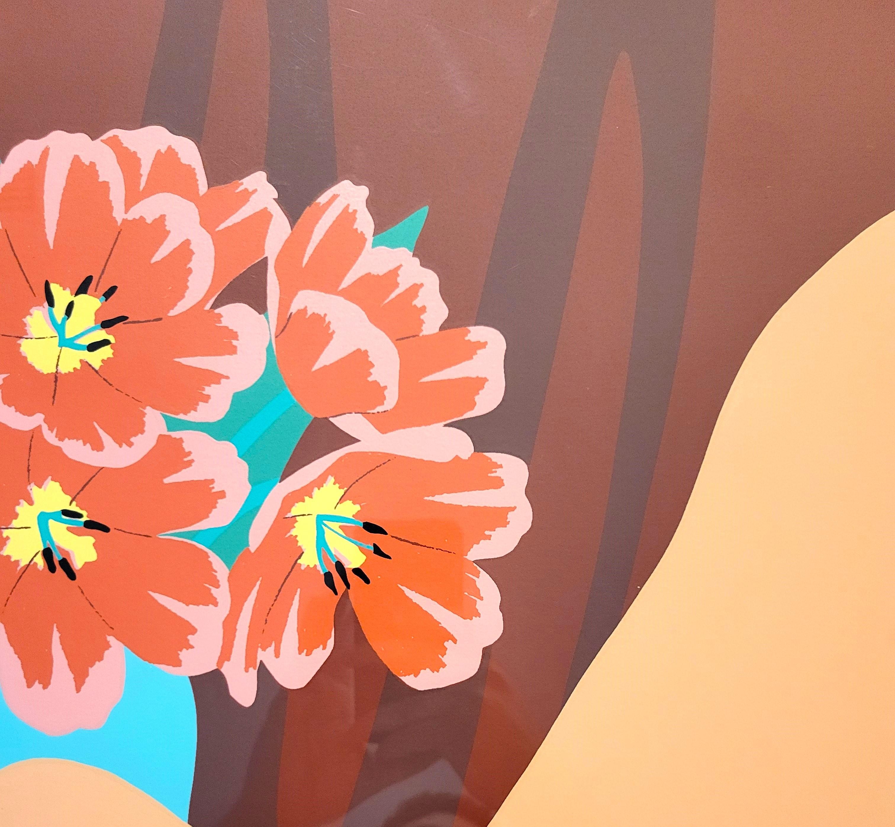 Helen Nude /// Tom Wesselmann Serigrafia Nudo Pop Art Fiori Interior Room in vendita 12