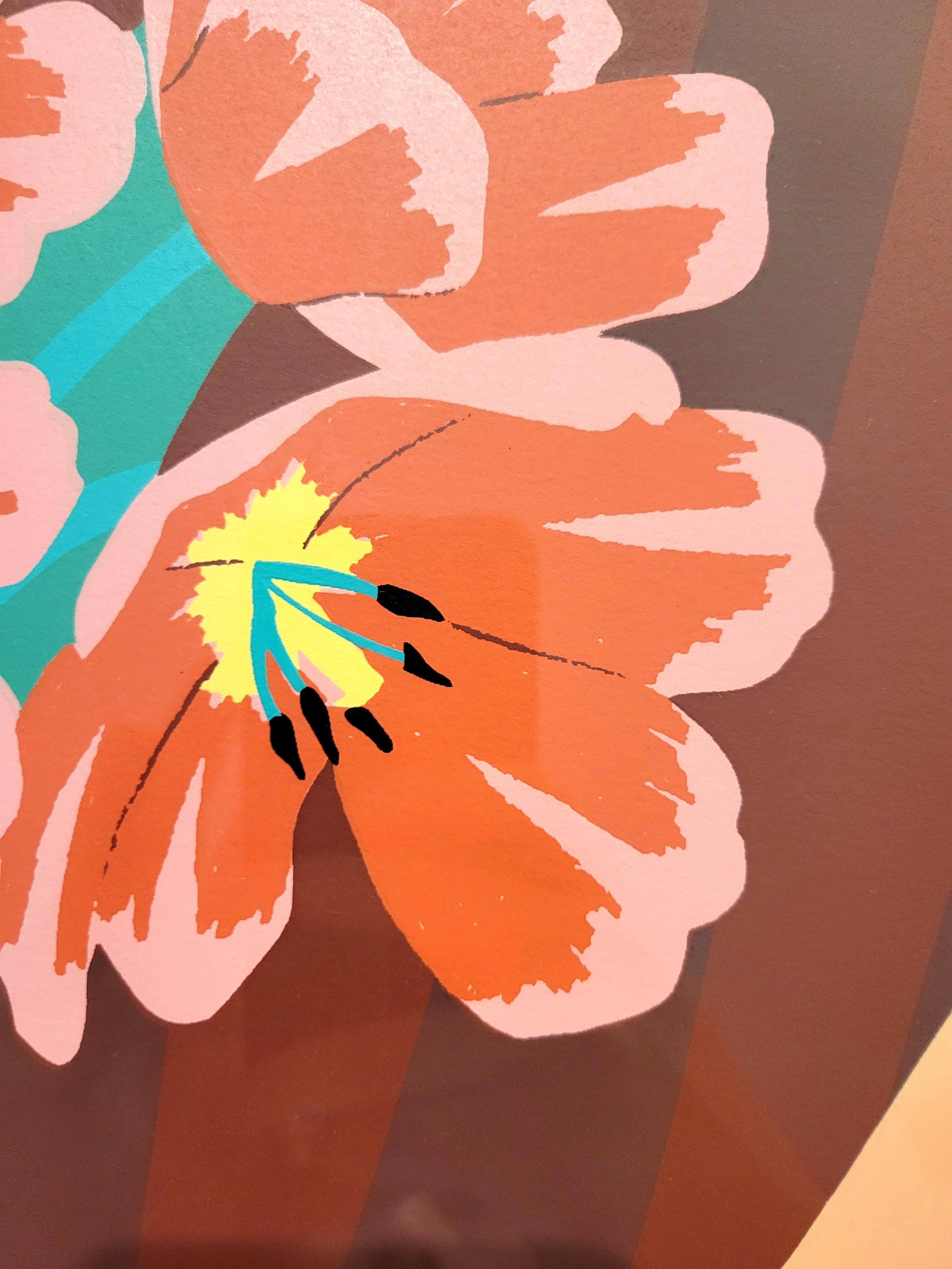 Helen Nude /// Tom Wesselmann Serigrafia Nudo Pop Art Fiori Interior Room in vendita 13