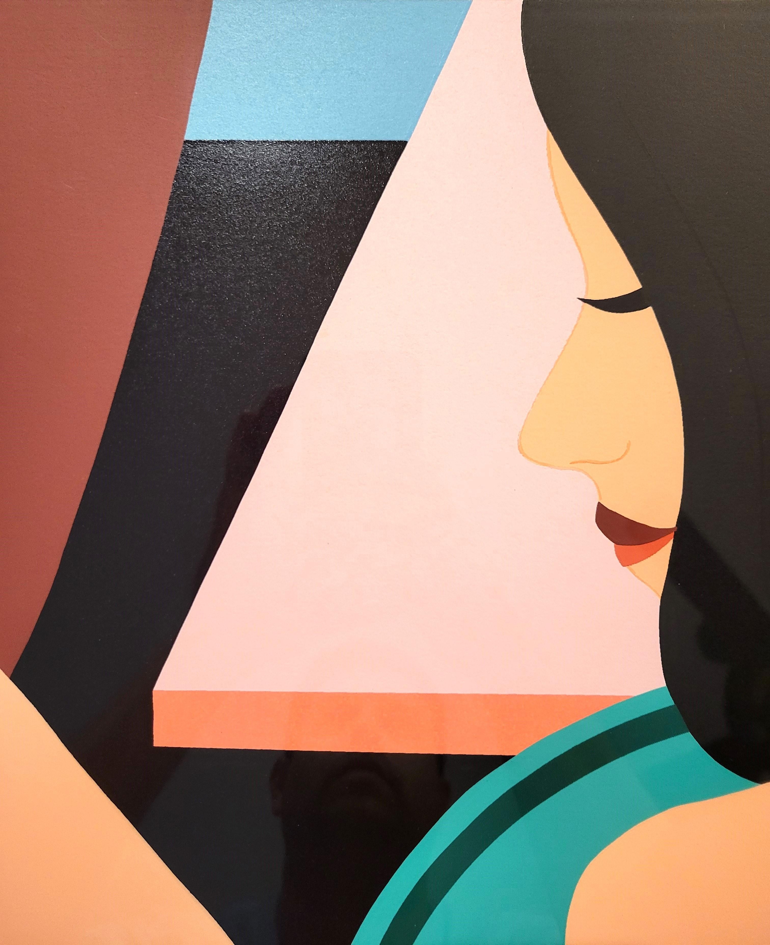 Helen Nude /// Tom Wesselmann Serigrafia Nudo Pop Art Fiori Interior Room in vendita 14