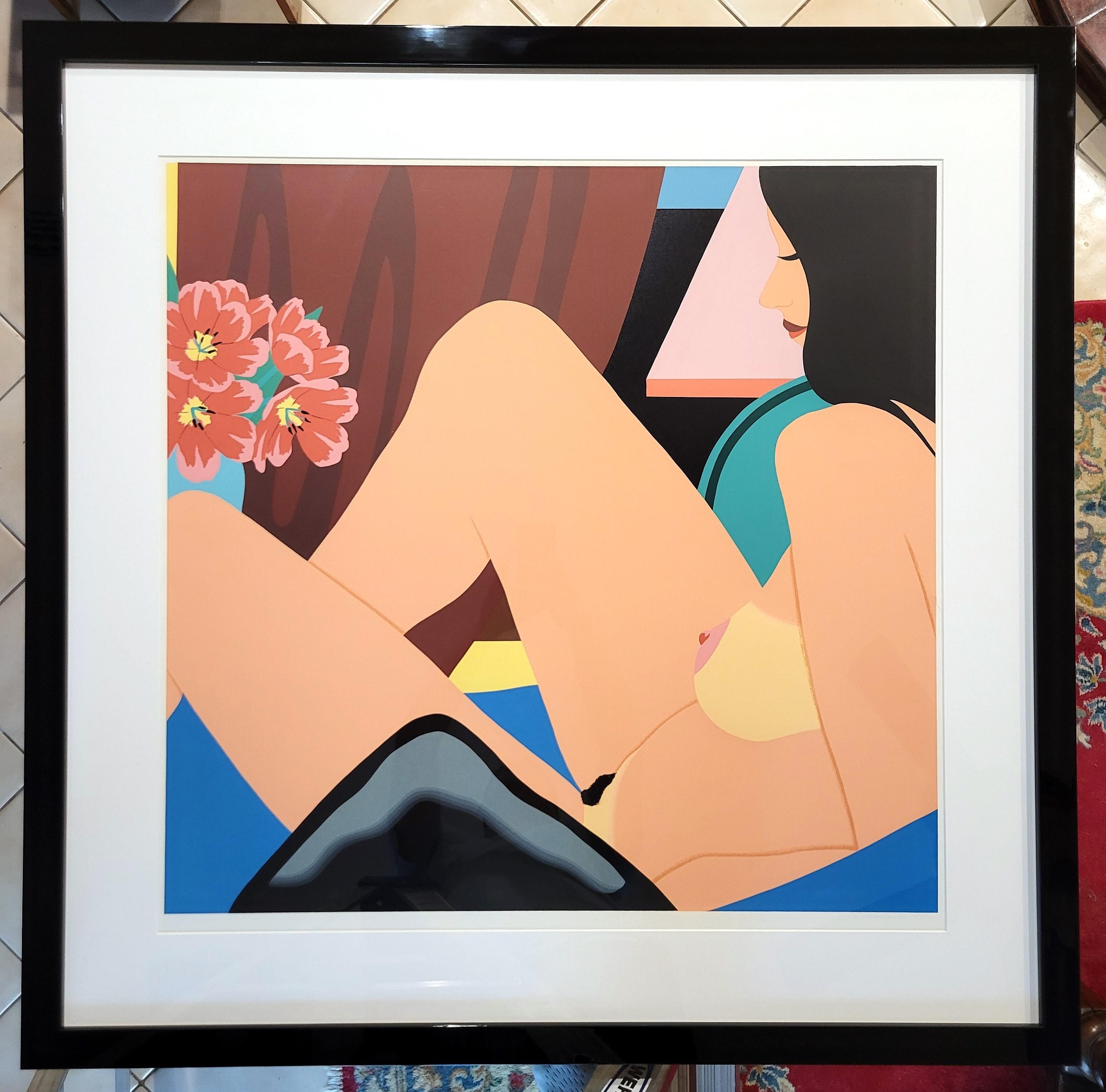 Helen Nude /// Tom Wesselmann Serigrafia Nudo Pop Art Fiori Interior Room in vendita 2