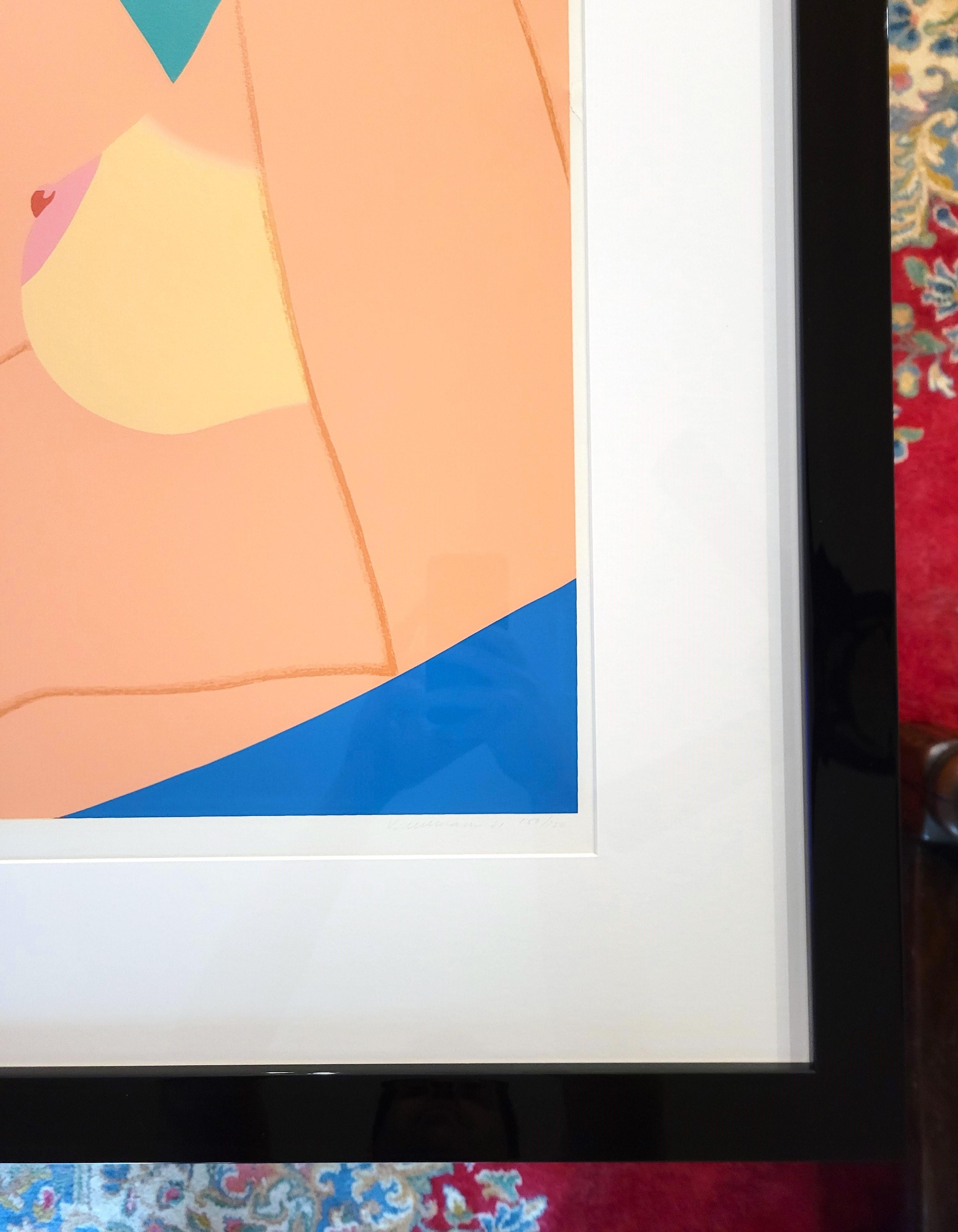 Helen Nude /// Tom Wesselmann Serigrafia Nudo Pop Art Fiori Interior Room in vendita 6