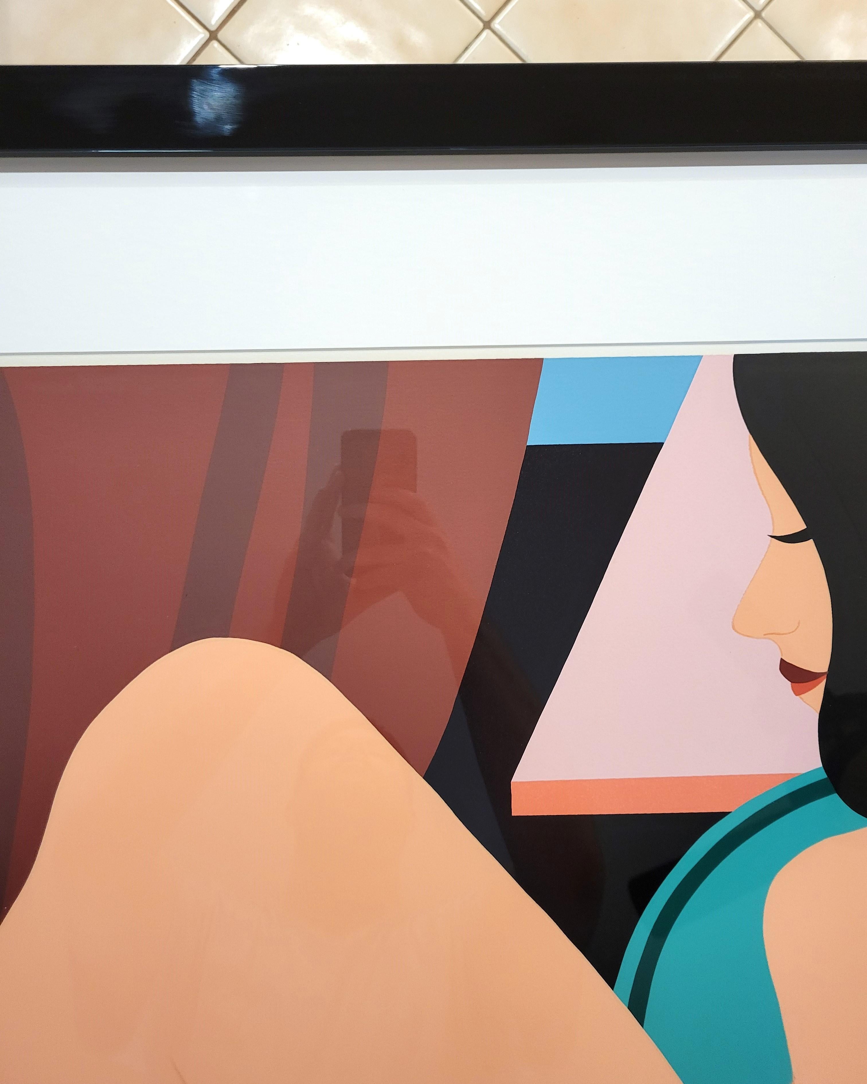 Helen Nude /// Tom Wesselmann Serigrafia Nudo Pop Art Fiori Interior Room in vendita 7