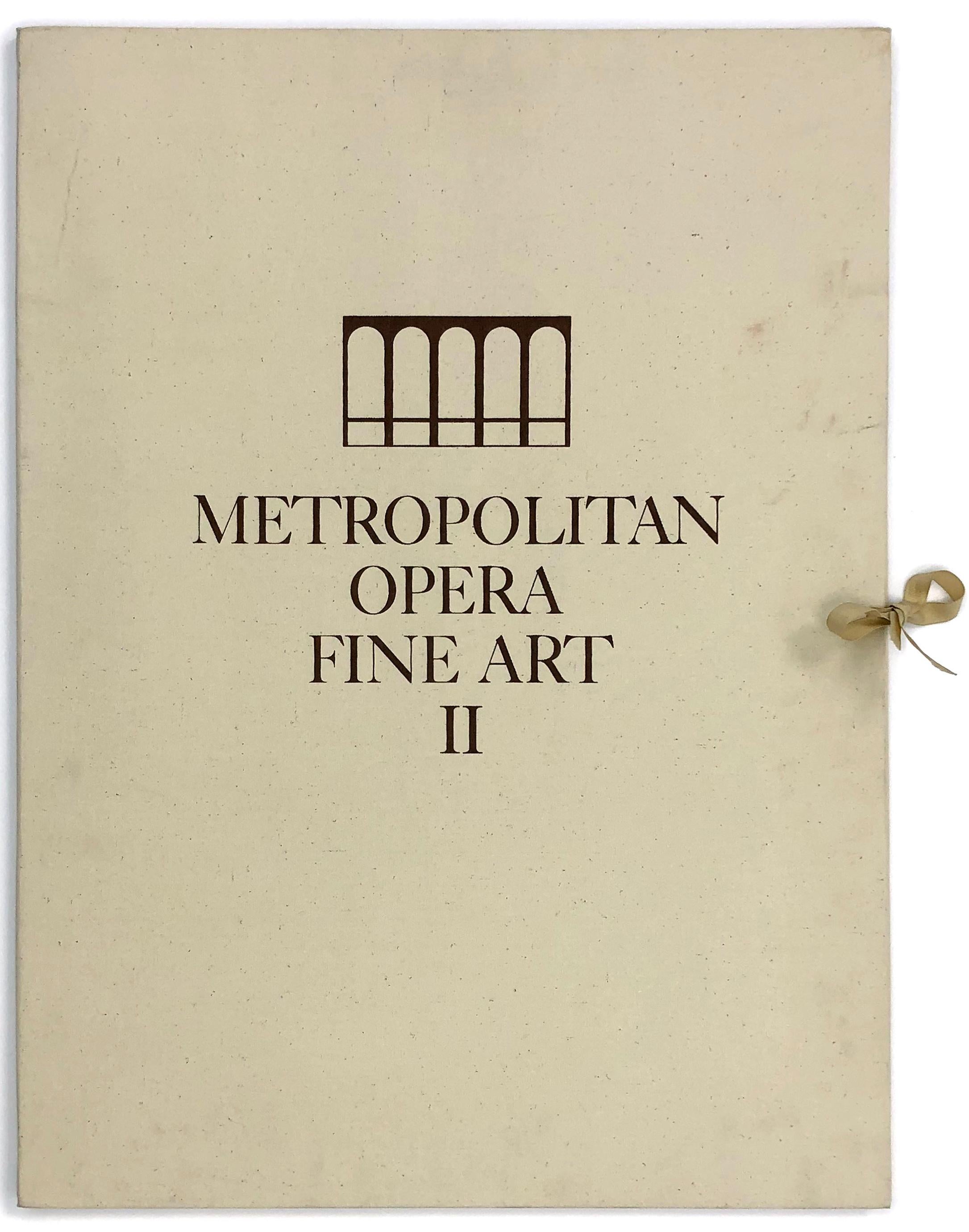 Metropolitan Opera Fine Art II Portfolio (6 hand signed lithographs) - Print by Tom Wesselmann