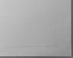 Monica Lying On Her Back, Knees Up (large hand signed print)