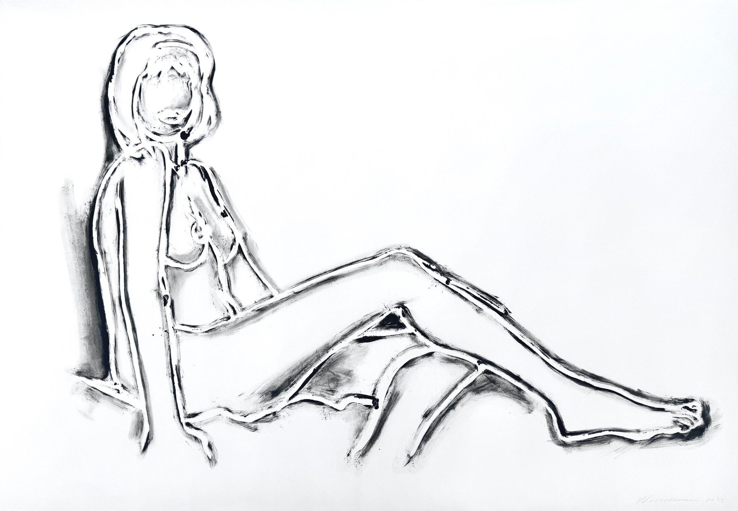 Portrait Print de Tom Wesselmann - Mónica Sentada