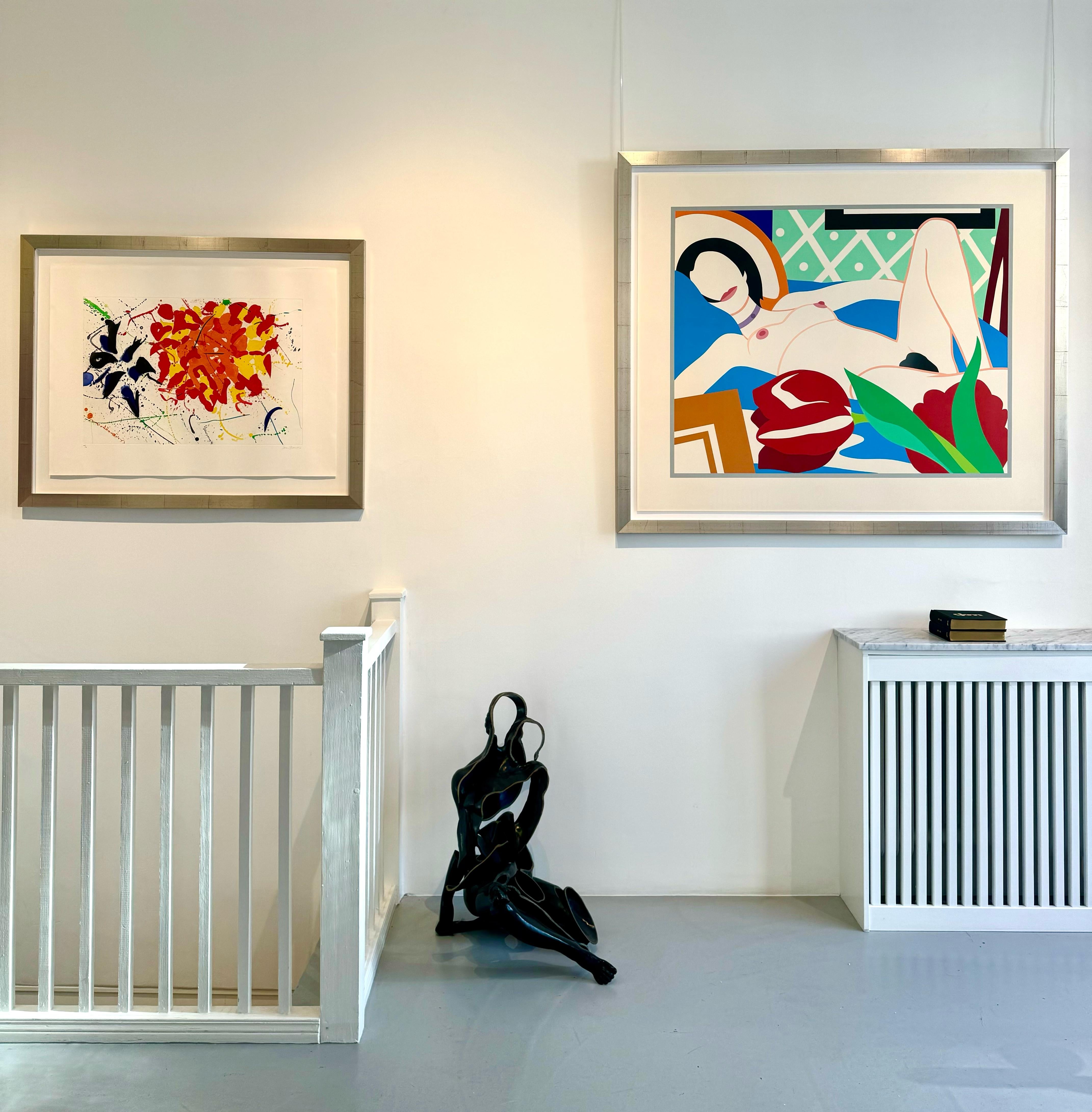 Monica with Tulips - Pop Art Print by Tom Wesselmann