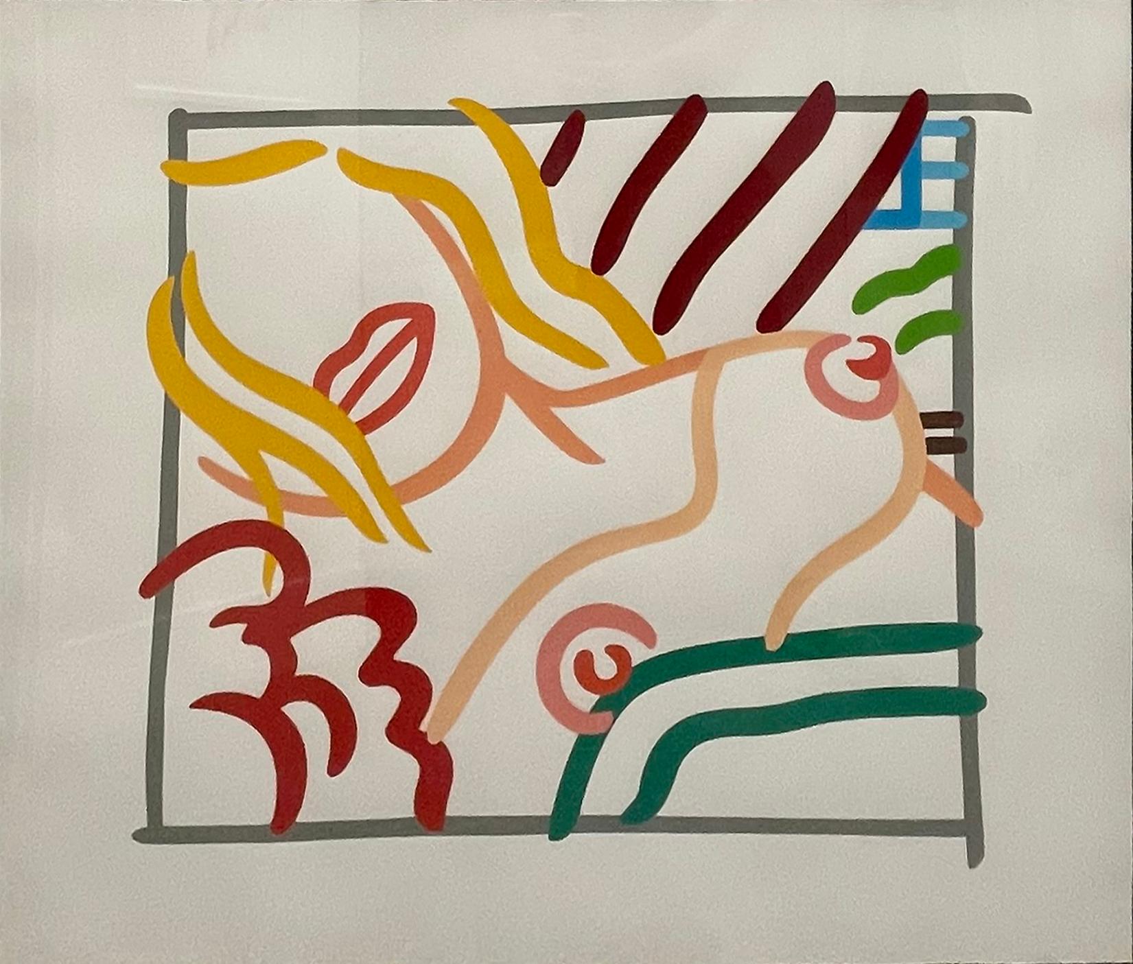 Tom Wesselmann Print - New Bedroom Blonde Doodle