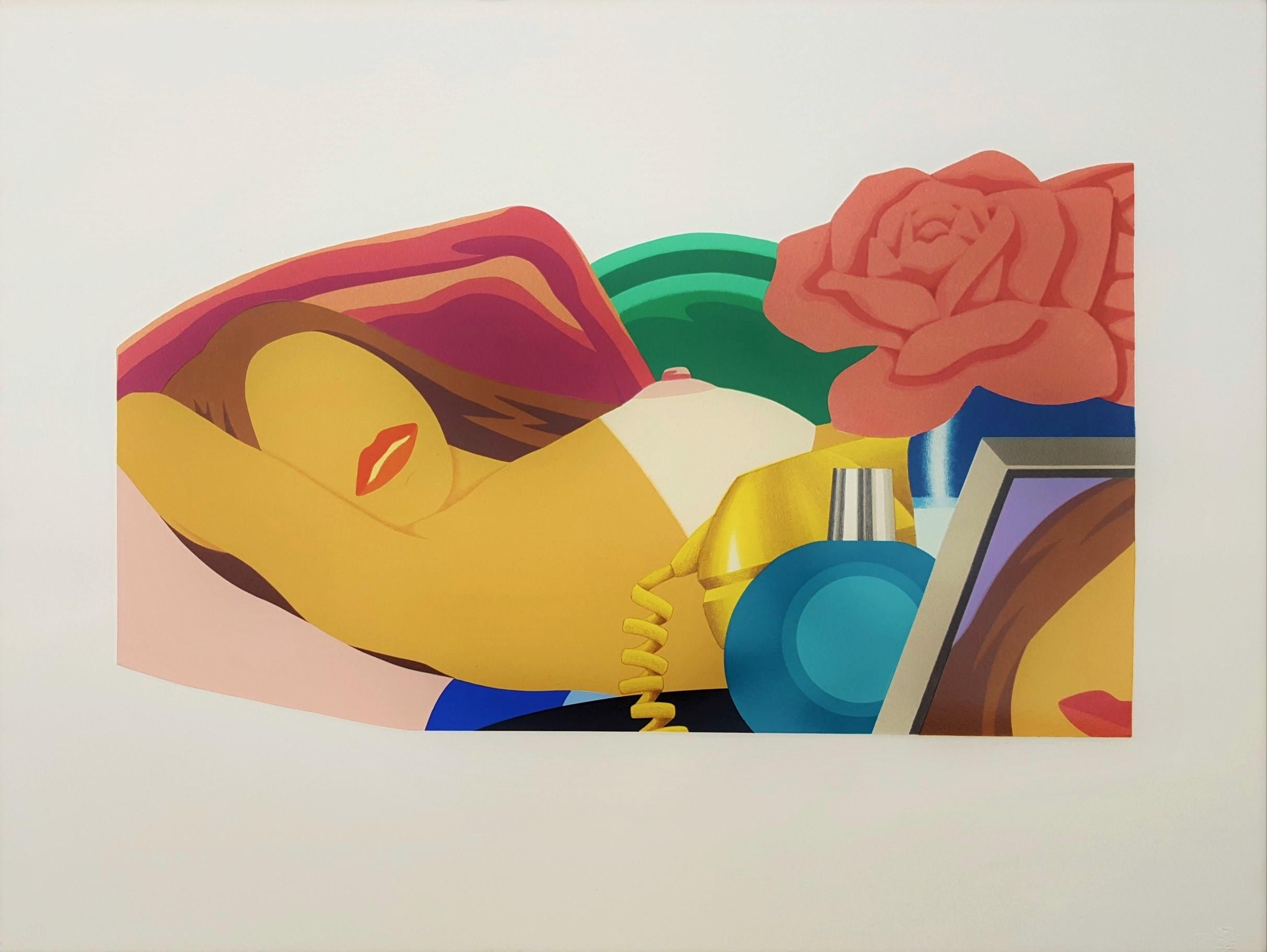 Nudo (litografia) /// Pop Art moderna Tom Wesselmann Figurativo Donna Lady Room 1