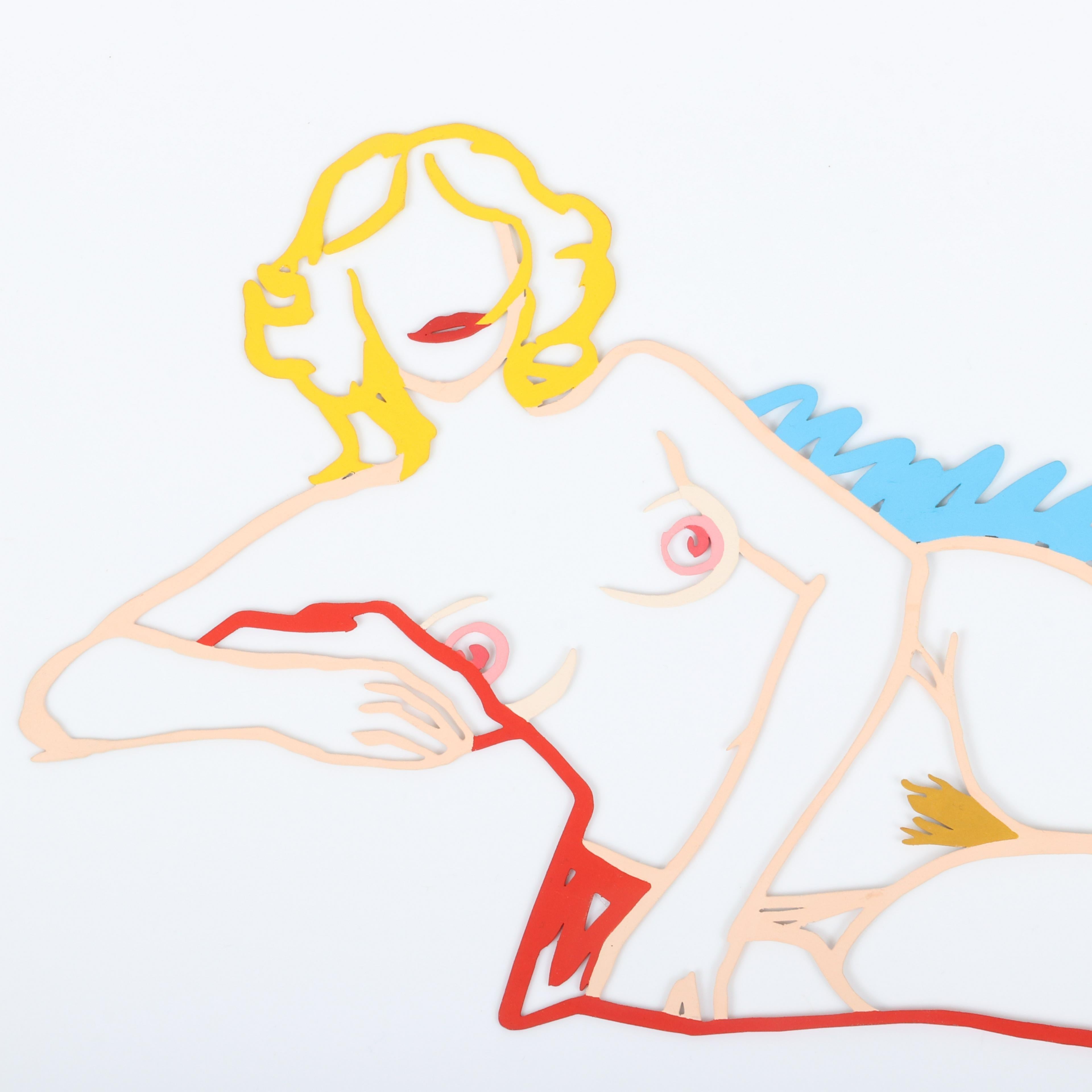 Rosemary Lying on One Elbow - Print by Tom Wesselmann