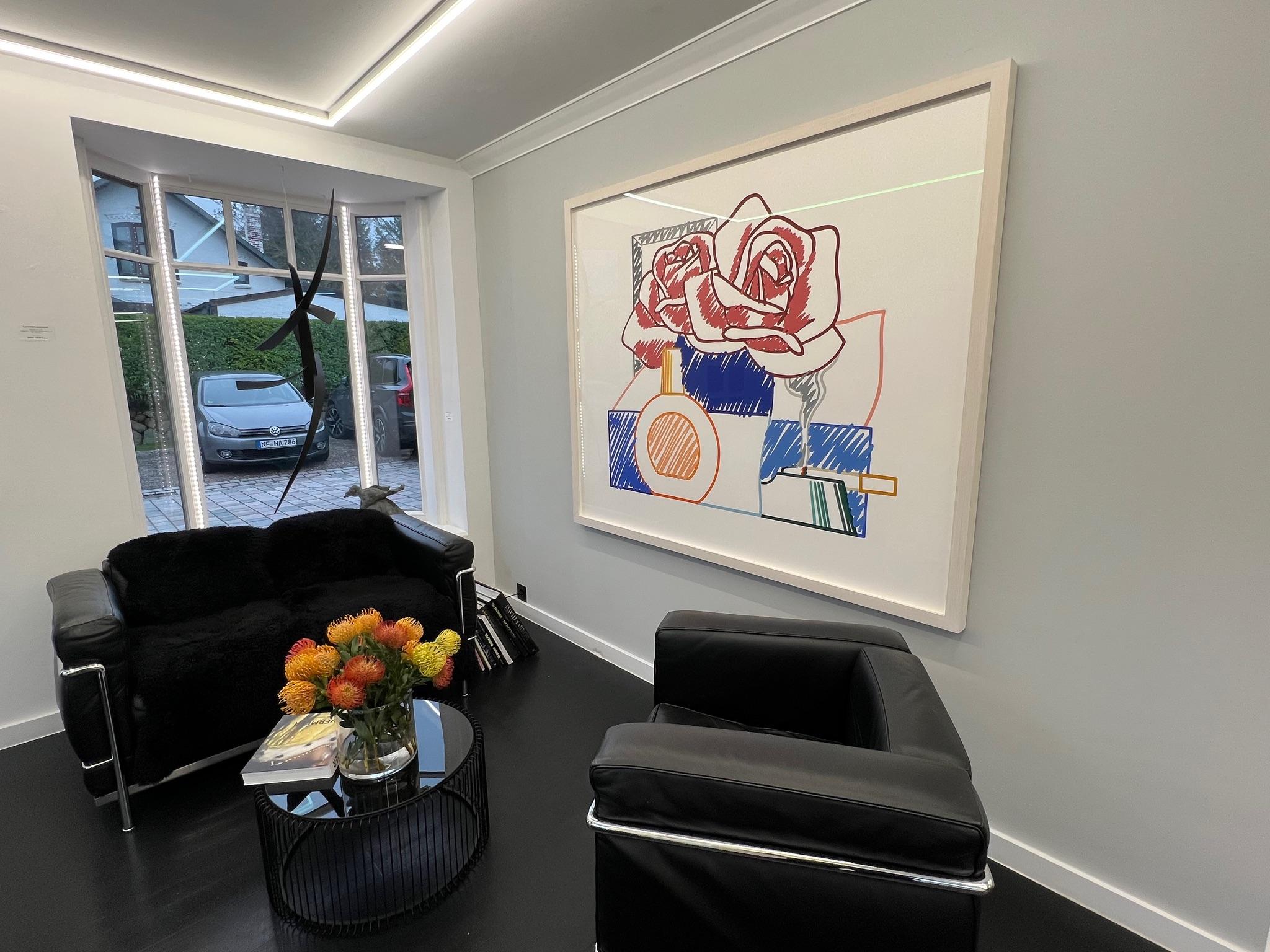 Versione scarabocchiata della natura morta #58 - Print Astratto di Tom Wesselmann