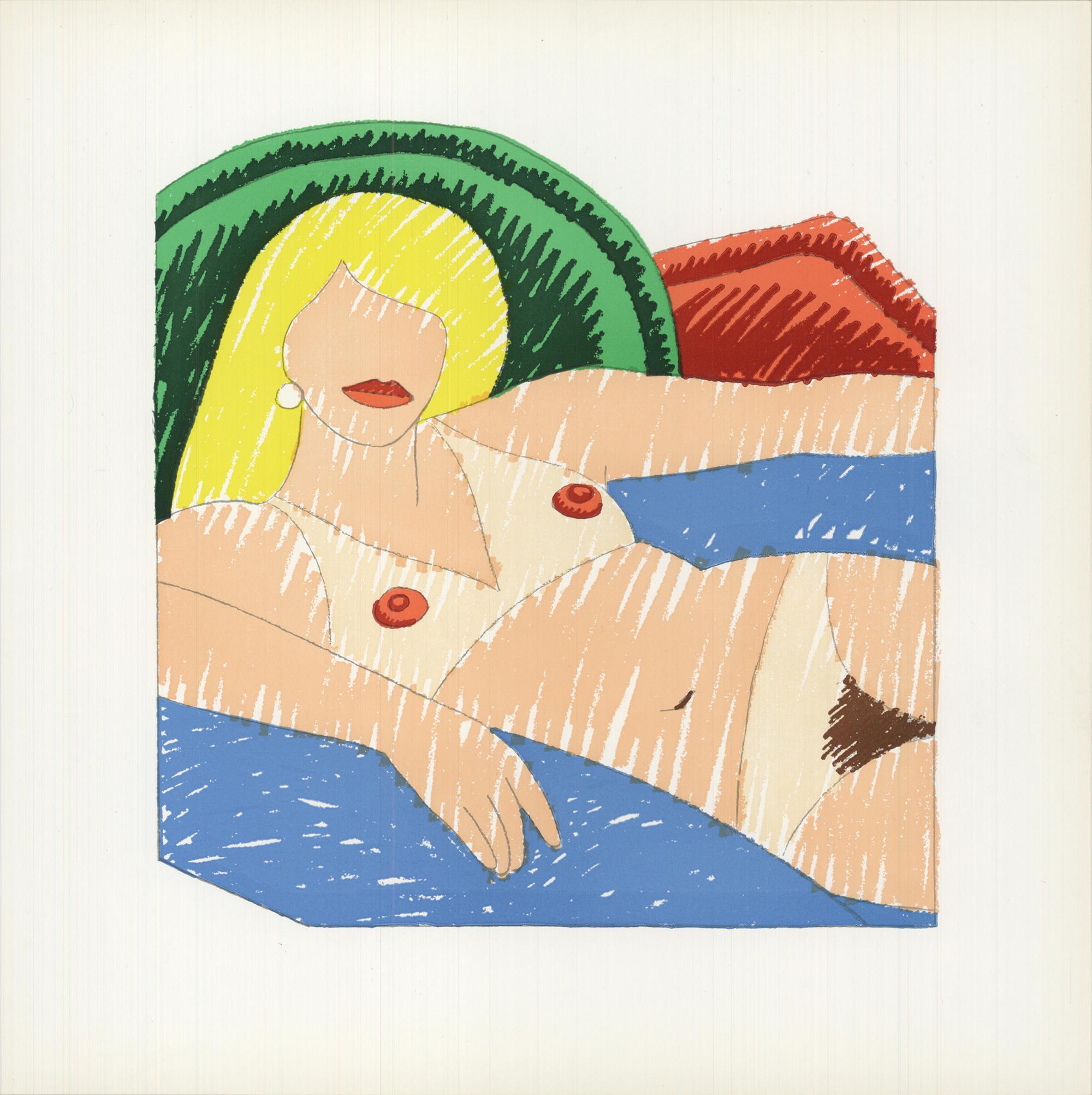 Tom Wesselmann Nude Print - Shiny Nude lithograph
