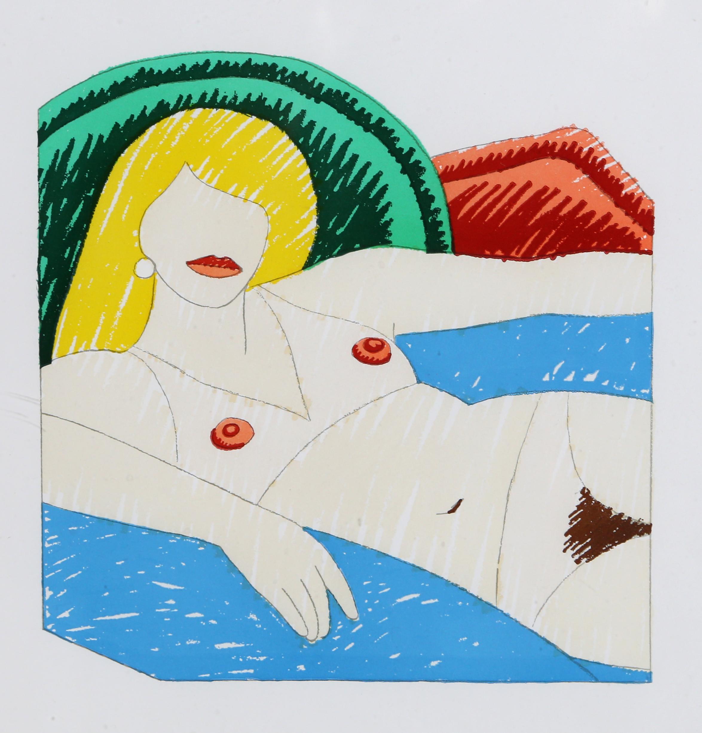 Shiny Nude, Pop Art Print by Tom Wesselmann For Sale 1