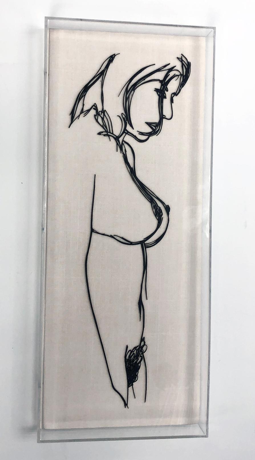 Tom Wesselmann Nude Sculpture - STANDING NUDE (LASER CUT SCULPTURE)