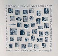 Tom Wesselmann - Collages/Great American Nude & Still Life ORIGINAL '60s poster