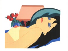 Cynthia Nude Offset Lithograph Print, Framed, Modern Style, 2012