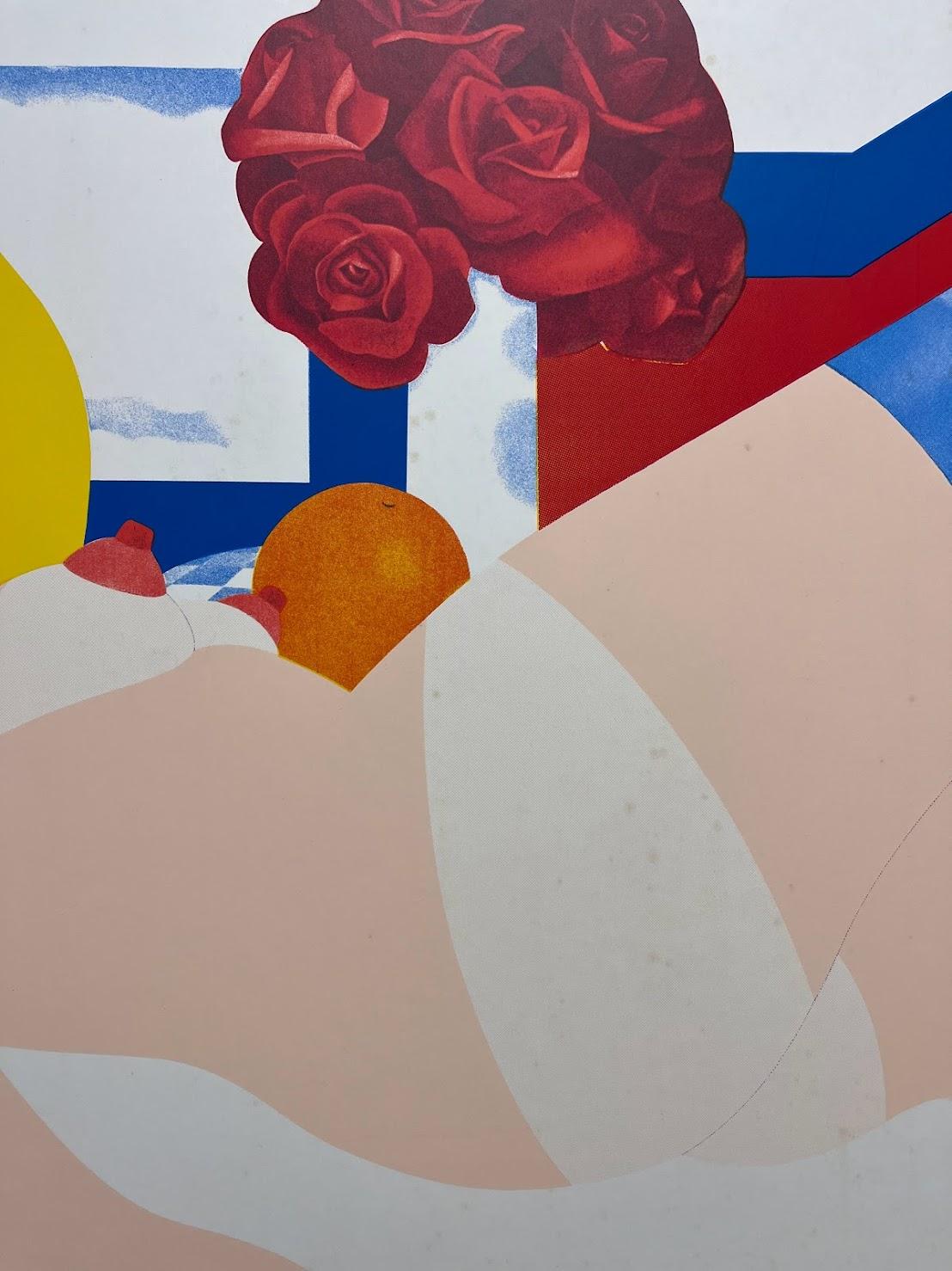 This vibrant Tom Wesselmann poster is original serigraph from 1968. Although in good condition, please note that there is foxing present. 

Please contact with any further questions!