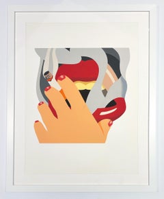 Tom Wesselmann Modern Screenprint, Signed, 1976, Smoker