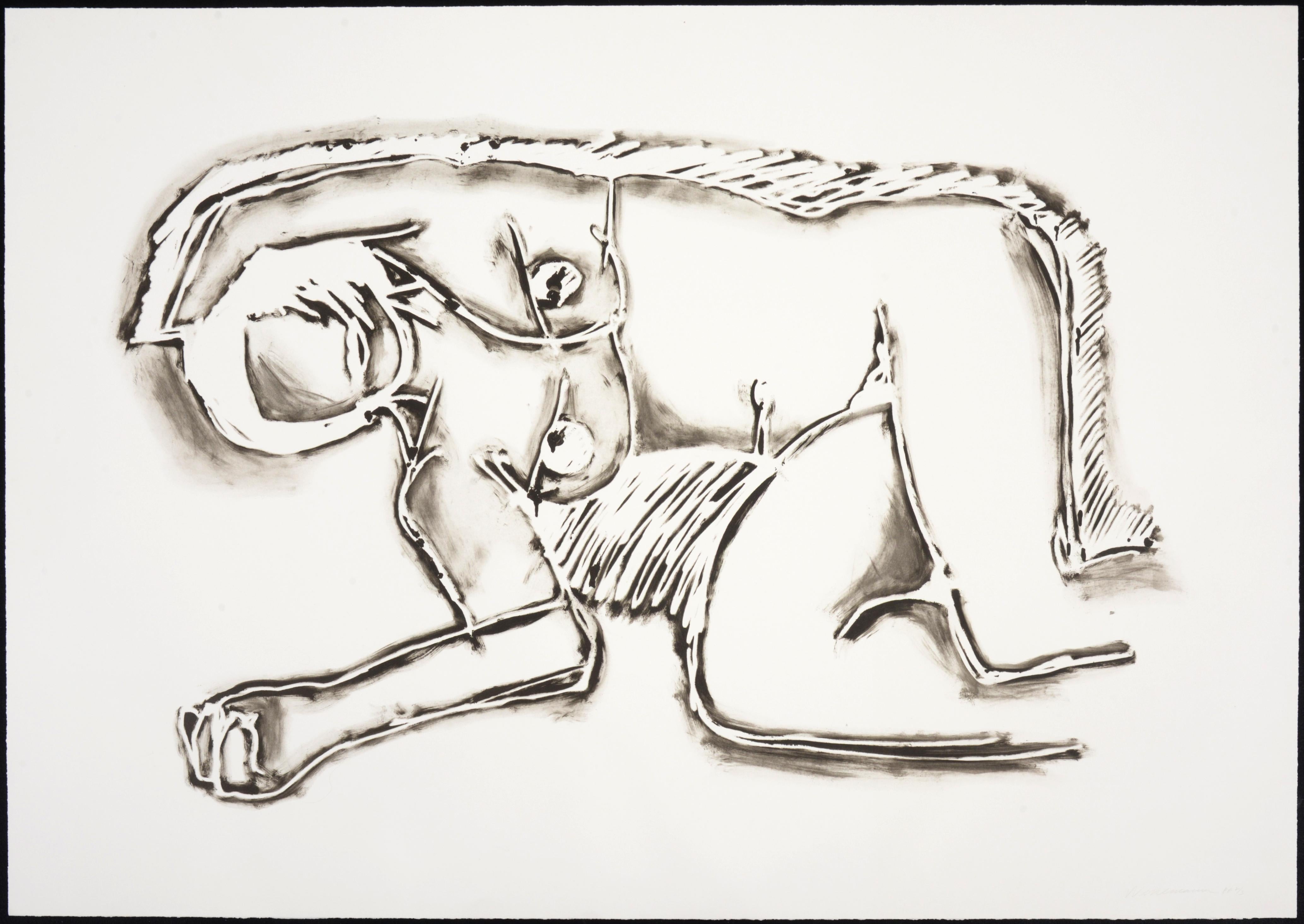 Tom Wesselmann MONICA LIEGT AUF DER SEITE MIT KREUZ Lithografie, 61 