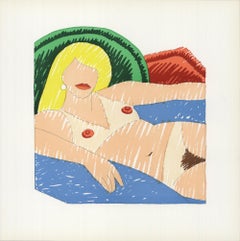 Tom Wesselmann Shiny Nude screen print 1977 Pop Art Vintage