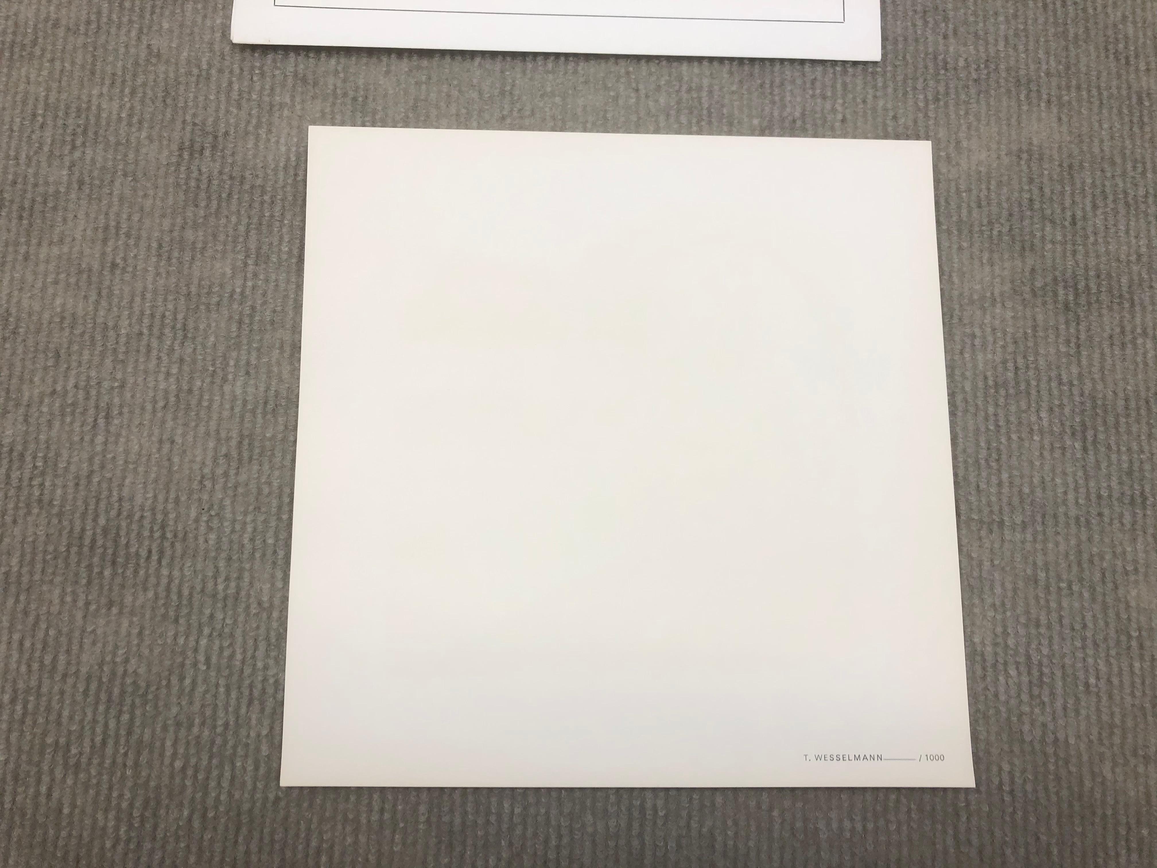 Tom Wesselmann Shiny Nude screen print 1977 Pop Art Vintage For Sale 7