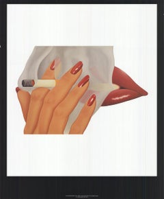 Tom Wesselmann « Smoker #8 » 2010- Lithographie offset