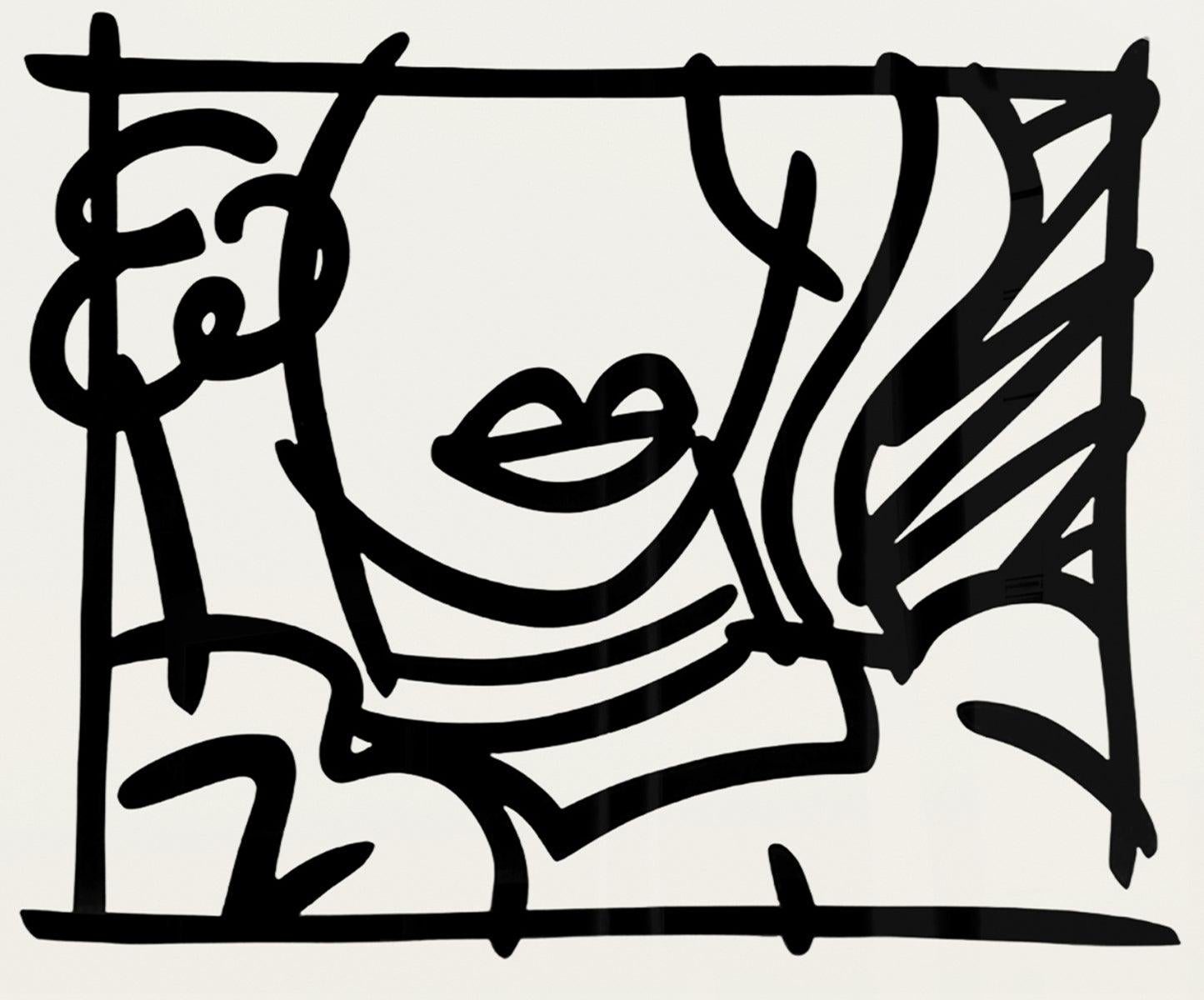 Der atemberaubende große Siebdruck von Tom Wesselmann mit dem Titel 