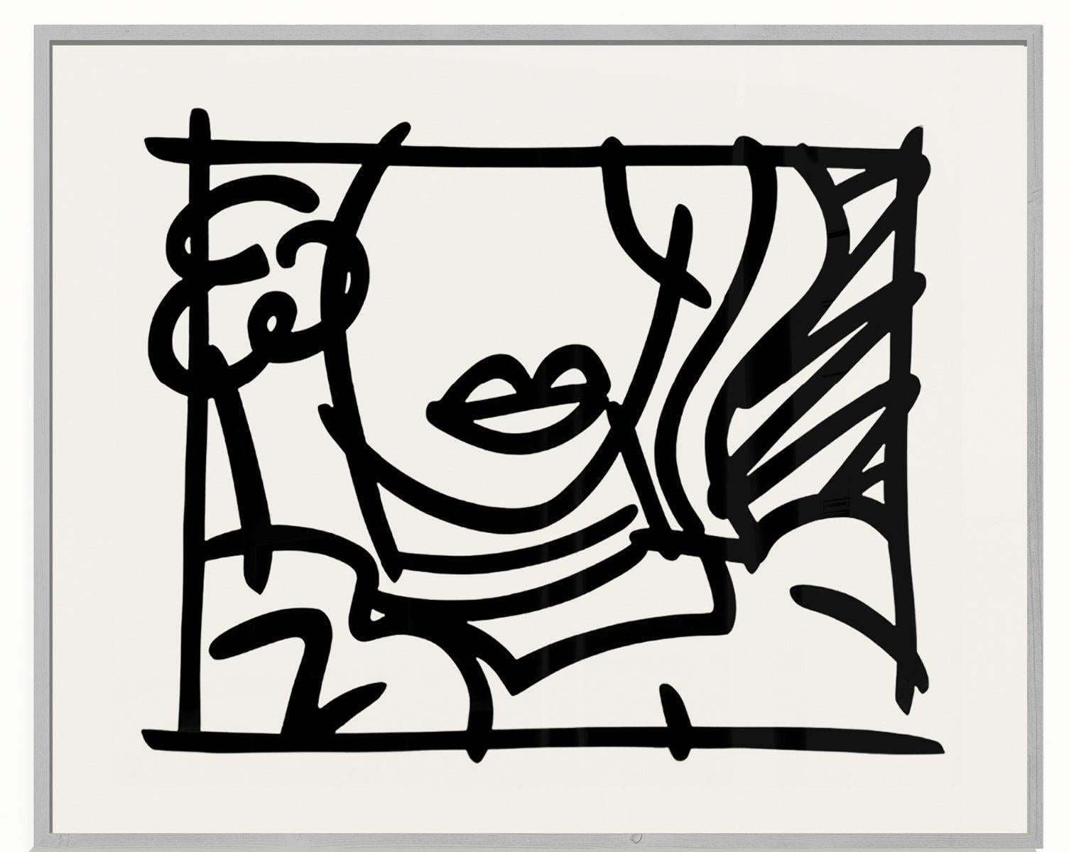 Frau mit grüner Bluse, 1988 – signiert – Print von Tom Wesselmann