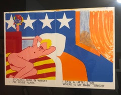 "Untitled" (from One Cent Life Portfolio) by Tom Wesselmann, Lithograph, 1964