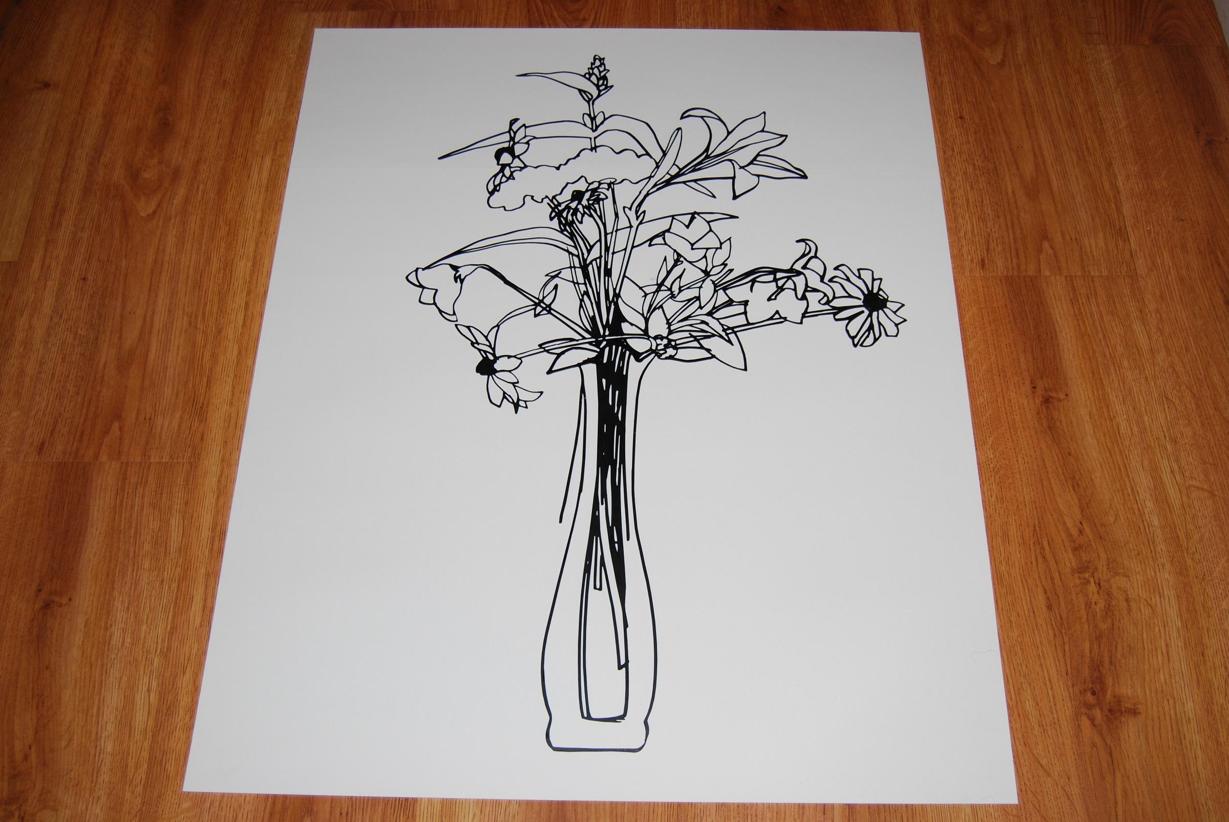Künstler:  Tom Wesselmann 
Titel:  Wildblumenstrauß
Medium:  Lasergeschnitten und emailliert Edelstahl
Auflage:  30
Datum:  1987
Abmessungen:  38
