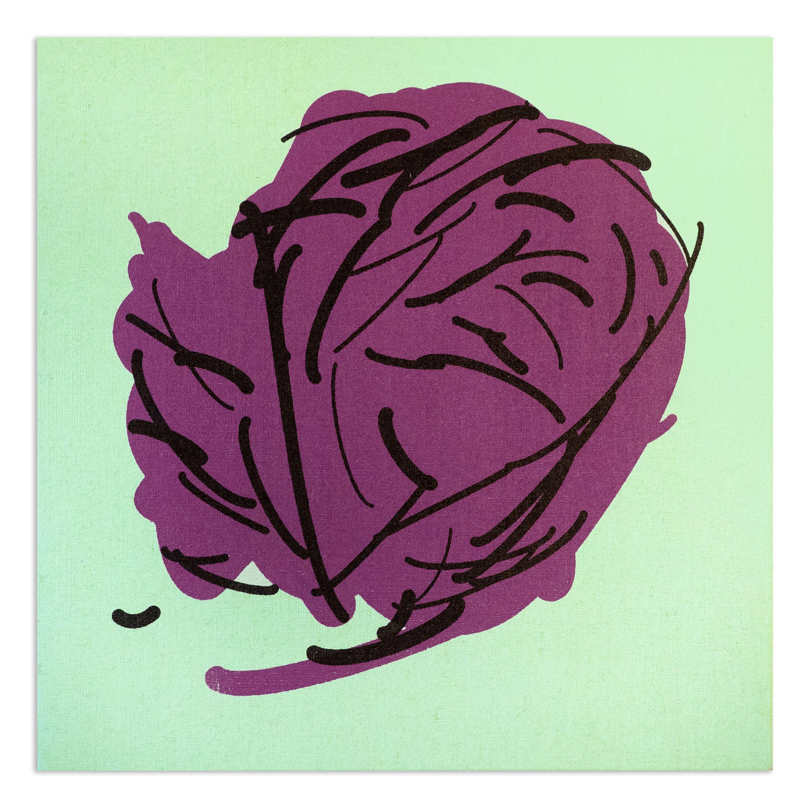 Tom White  Still-Life Print - Purple Cabbage