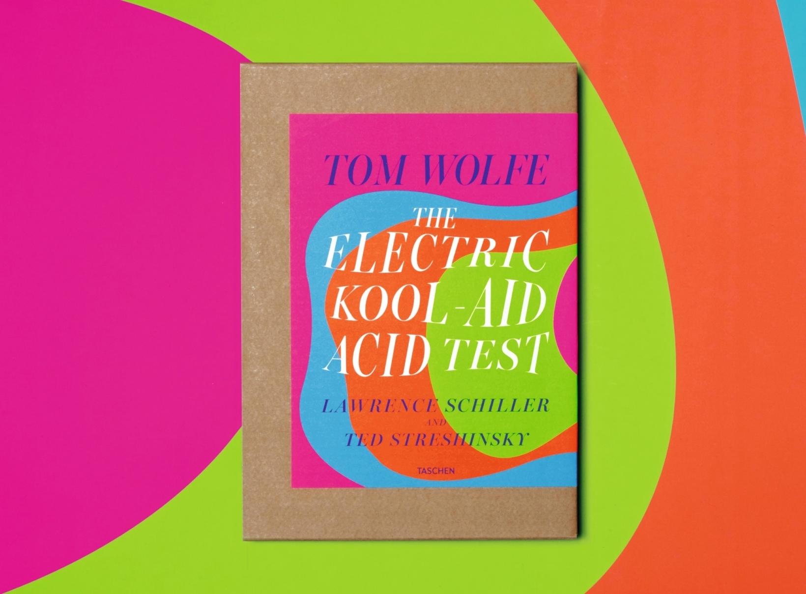 Hardcover in a slipcase, letterpress-printed text, two different paper stocks, and tip-ins, 9.4 x 13.4 in., 356 pages.

In 1964, famed writer Ken Kesey and his band of Merry Pranksters set off across America on a “Transcontinental Bus Tour,”