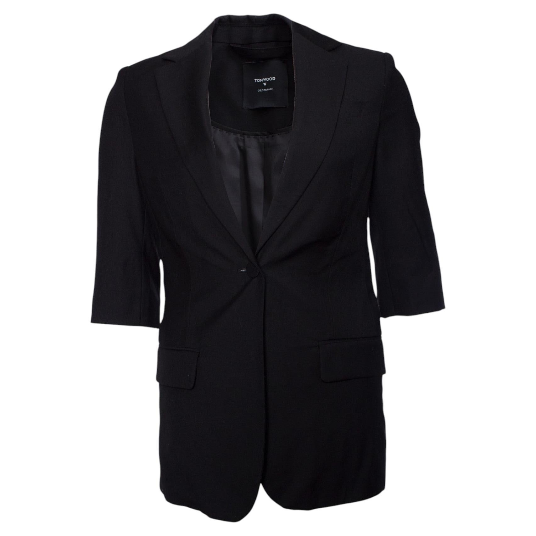 Tom Wood, black short sleeve blazer