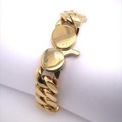 Tom Wood Chunky Kettenarmband 925 Sterlingsilber mit 9 Karat vergoldetem, Chunky