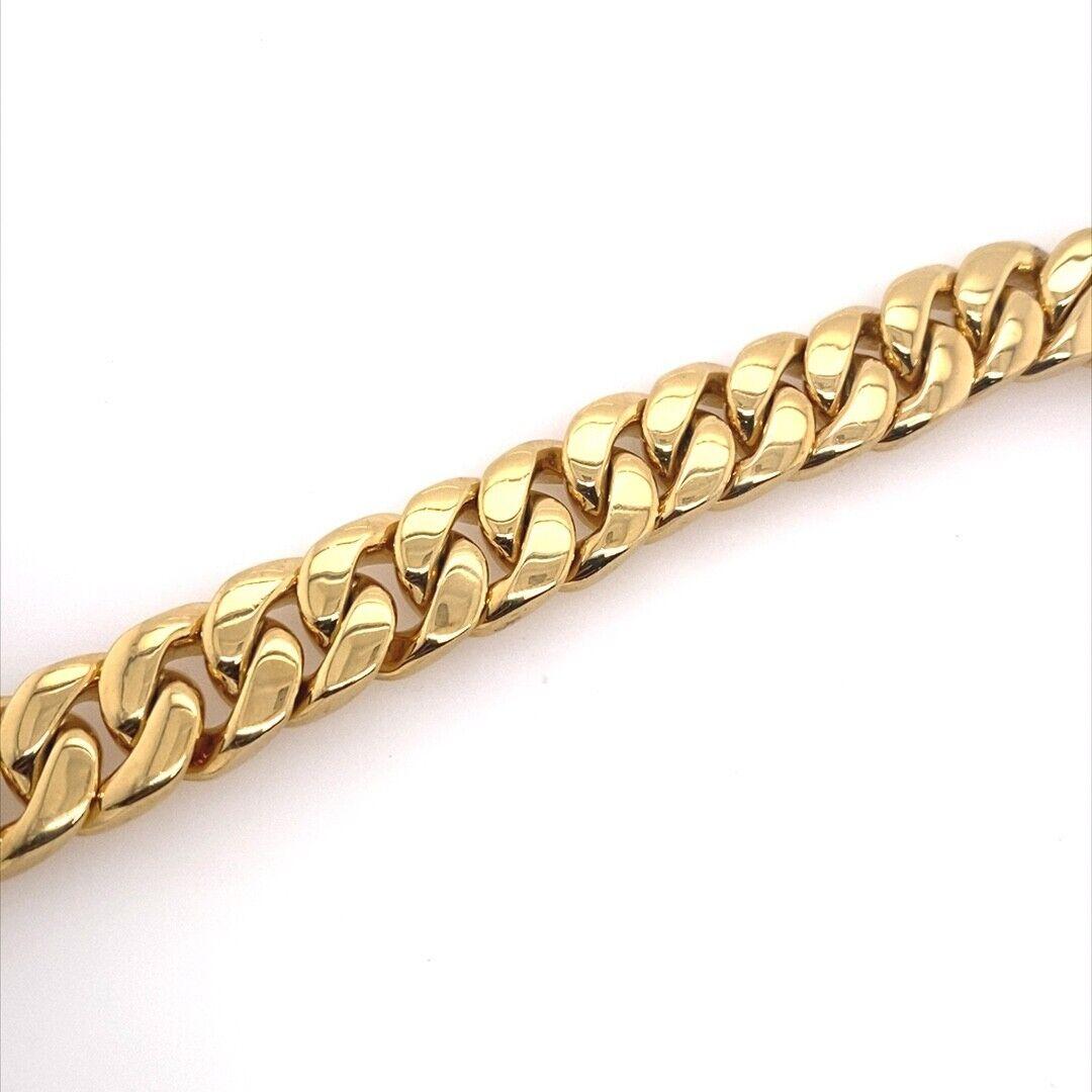 Tom Wood Chunky Chain Bracelet 925 Sterling Silver with 9ct Gold Plated In Excellent Condition In London, GB
