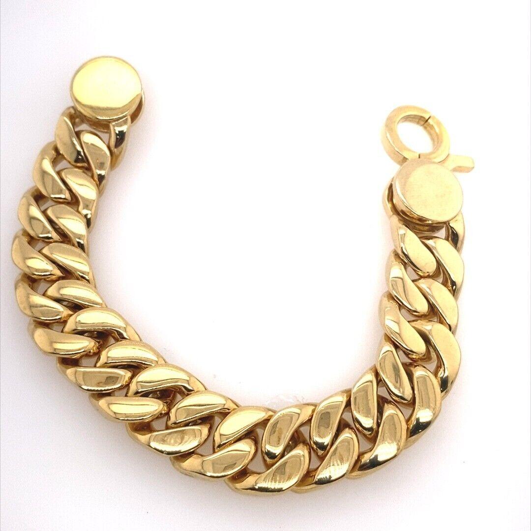 Women's Tom Wood Chunky Chain Bracelet 925 Sterling Silver with 9ct Gold Plated