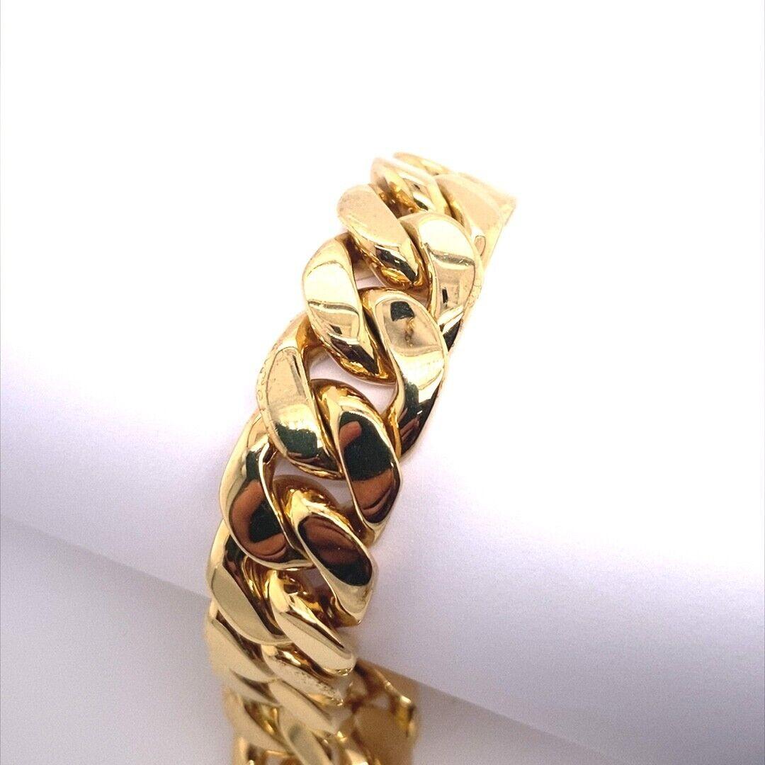 Tom Wood Chunky Chain Bracelet 925 Sterling Silver with 9ct Gold Plated 1