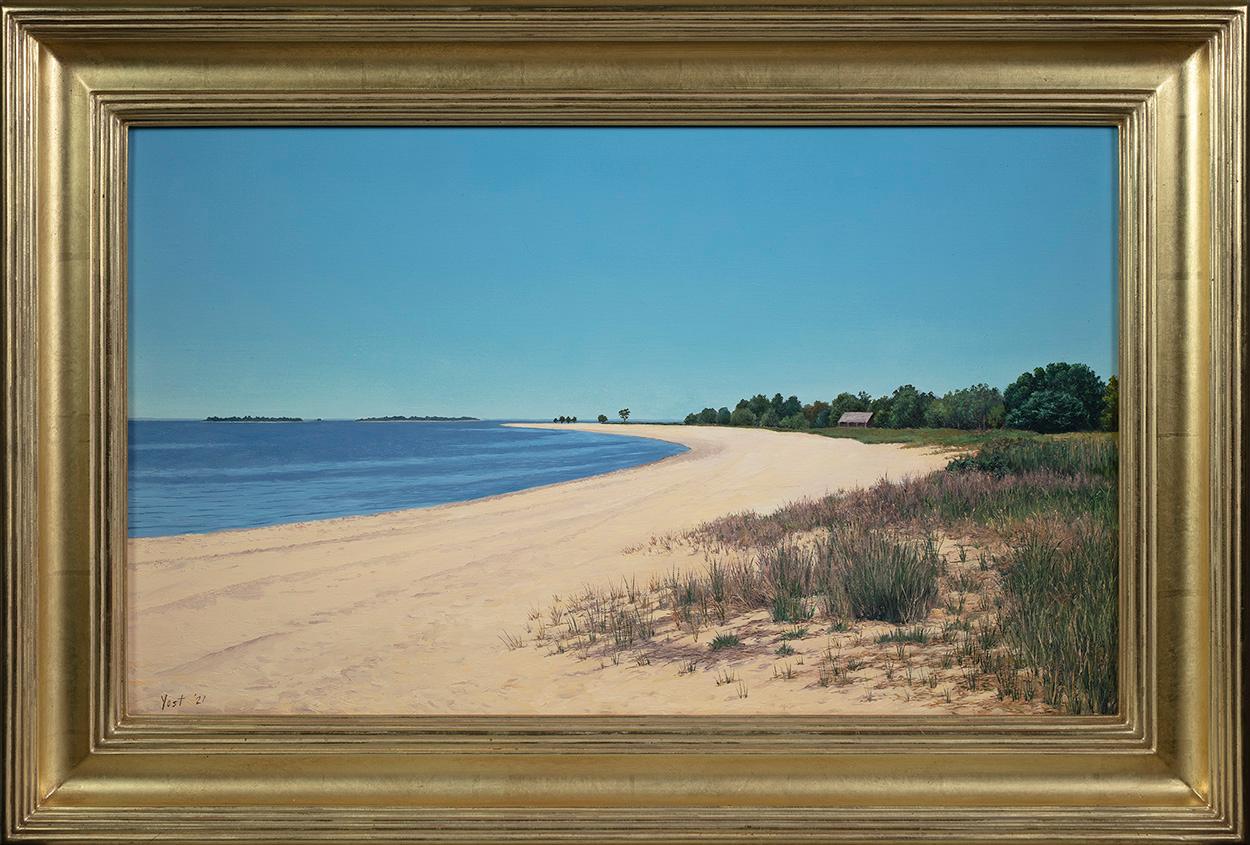Alvord Beach - Painting by Tom Yost