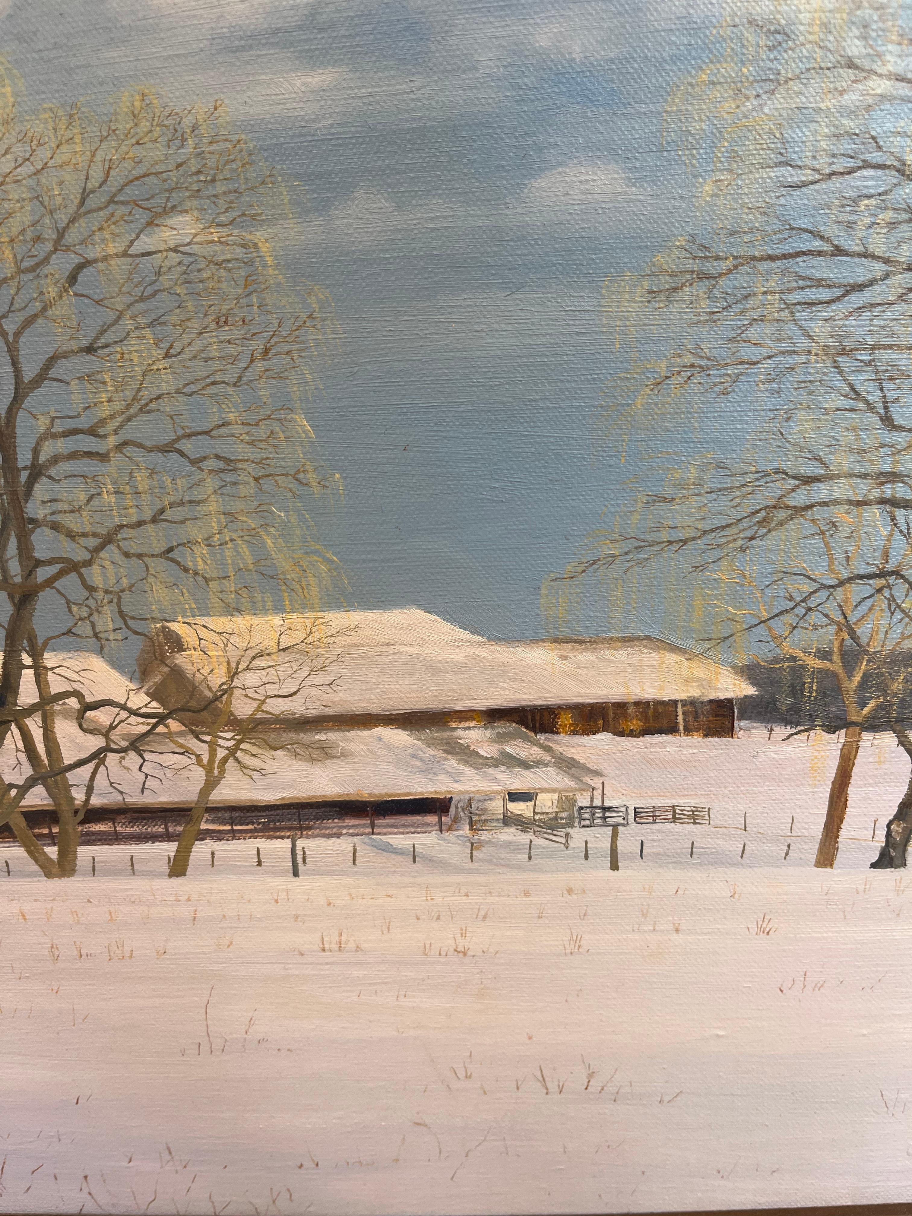 Tom Yost est un peintre paysagiste contemporain très compétent. Ses talents sont multiples, puisqu'il s'occupe également de la conservation et de la réparation de peintures. Ses peintures montrent une beauté délicate de la nature avec de petits
