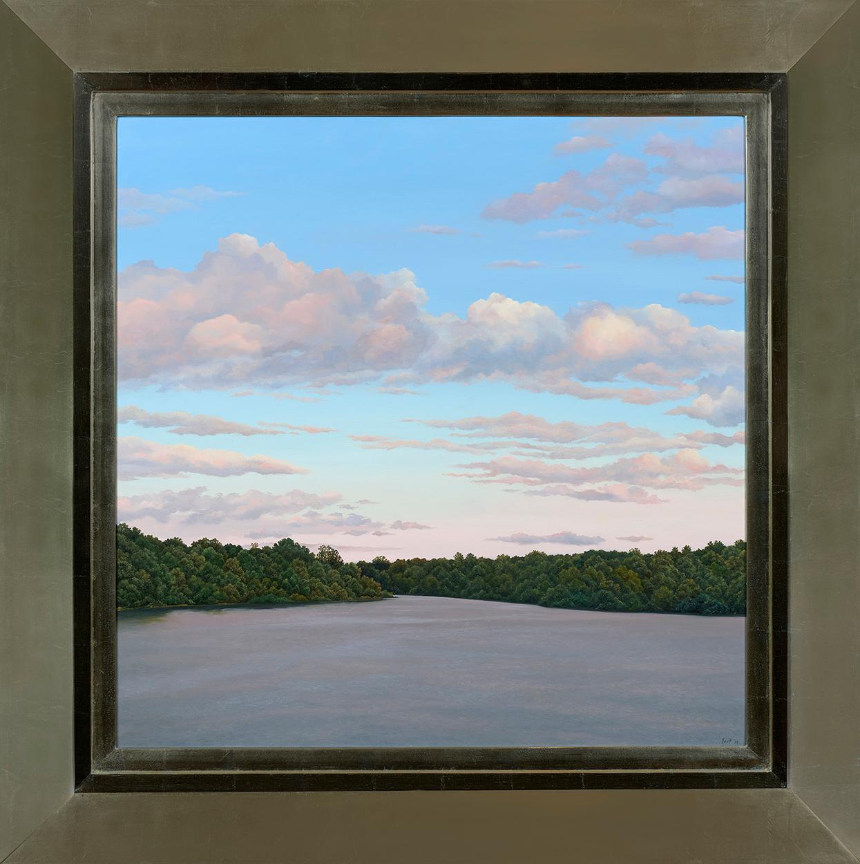 Der Connecticut- Fluss – Painting von Tom Yost