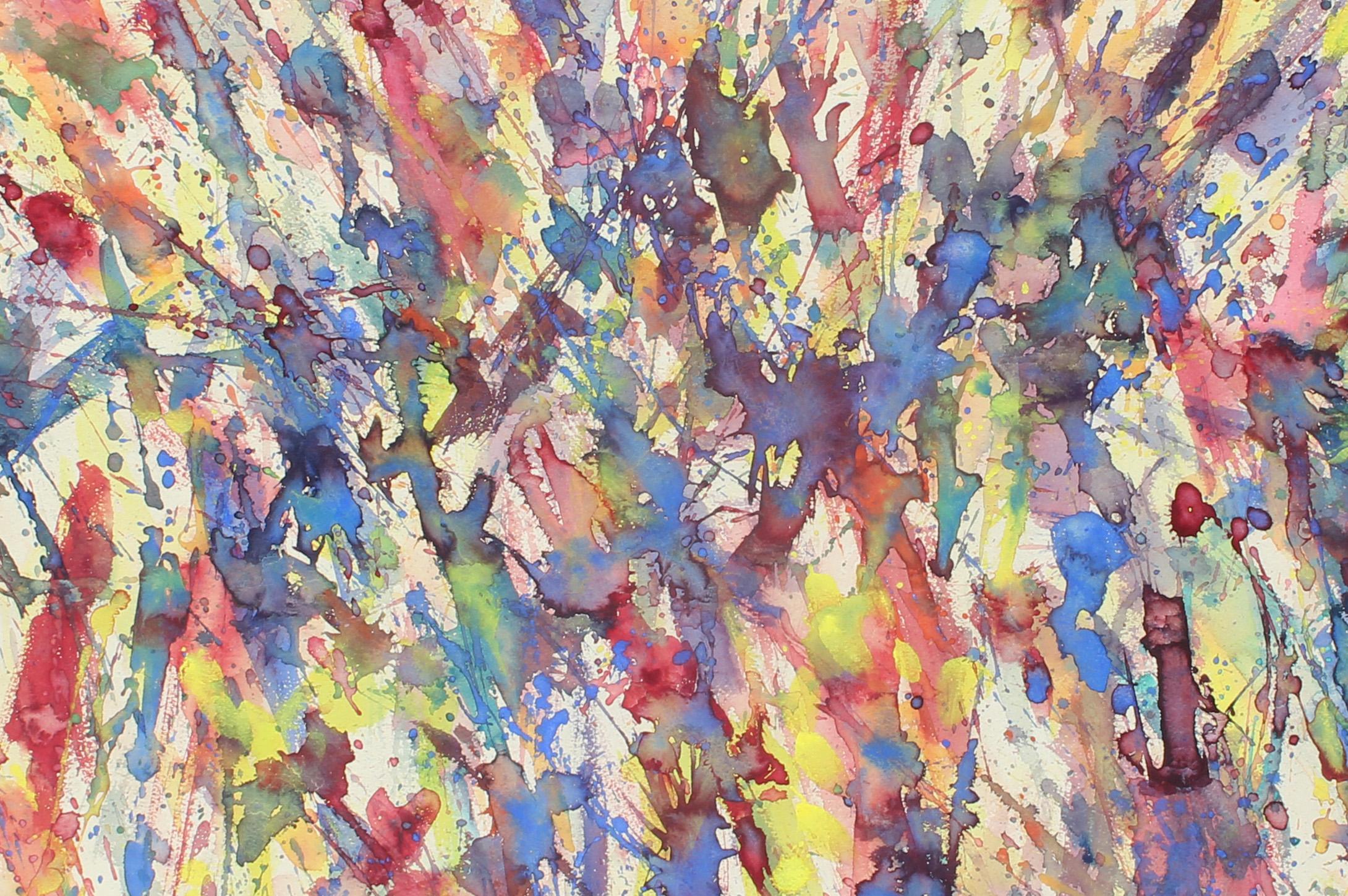 artist famous for splattering paint