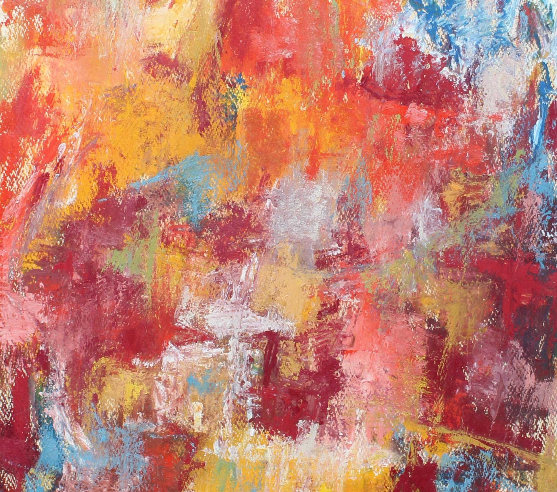 Toma Yovanovich Mid Century Abstract Expressionist Double Sided Painting 1960 2