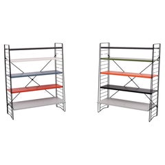 Tomado free standing Metal Colored racks 1960s Holland