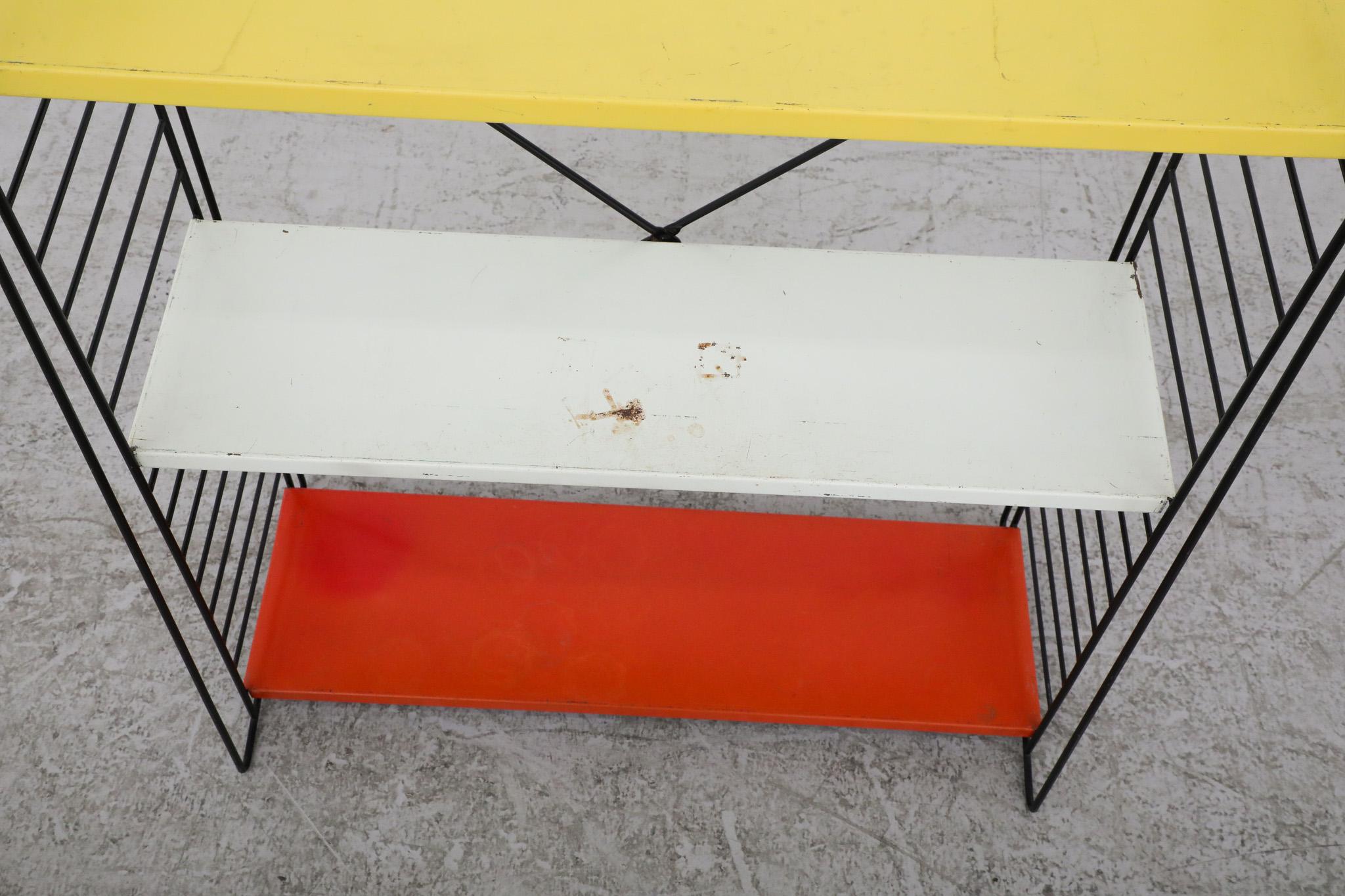 TOMADO Industrial Standing Shelf, 1960s 3